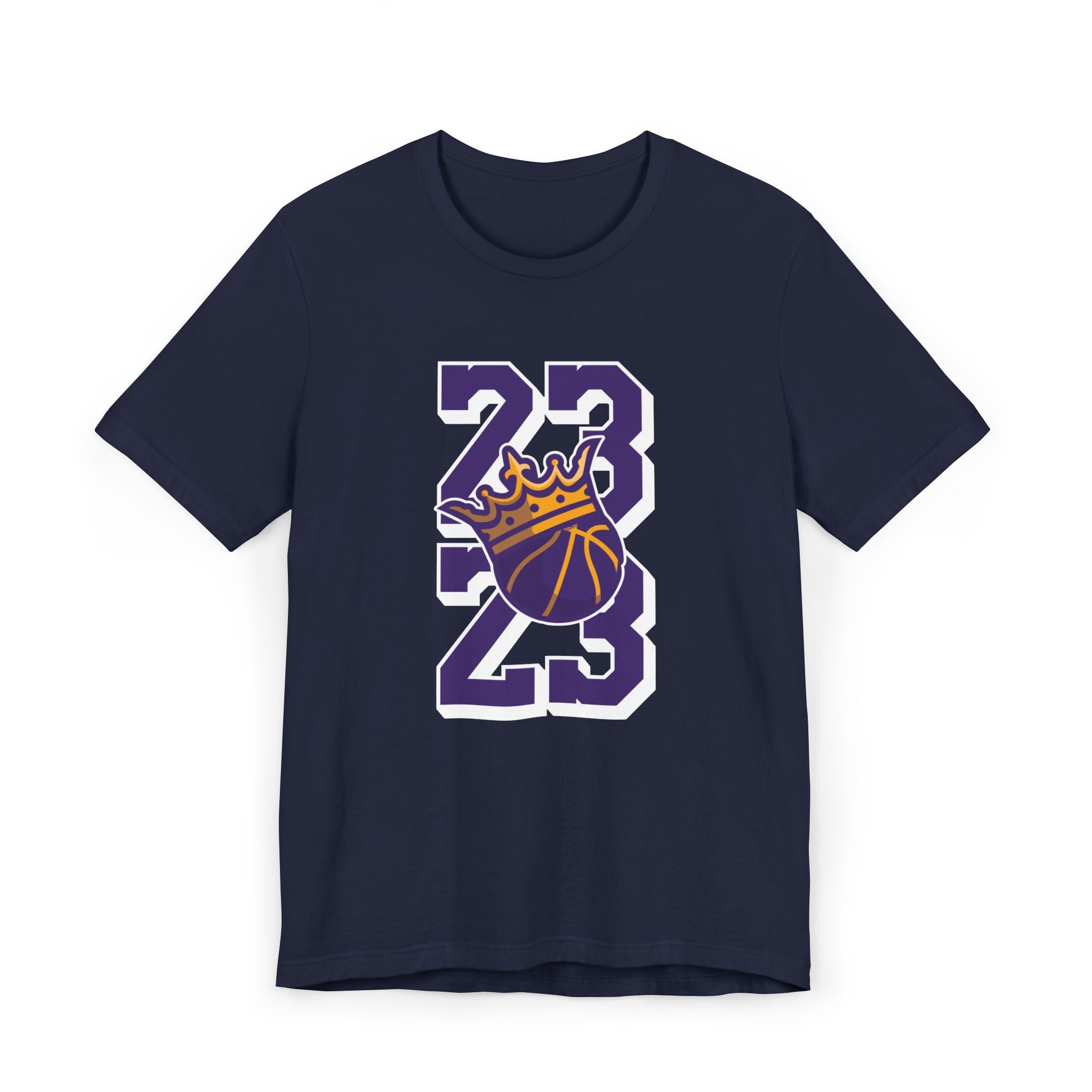 King of the Court Unisex Jersey T-Shirt - Basketball 23 Design