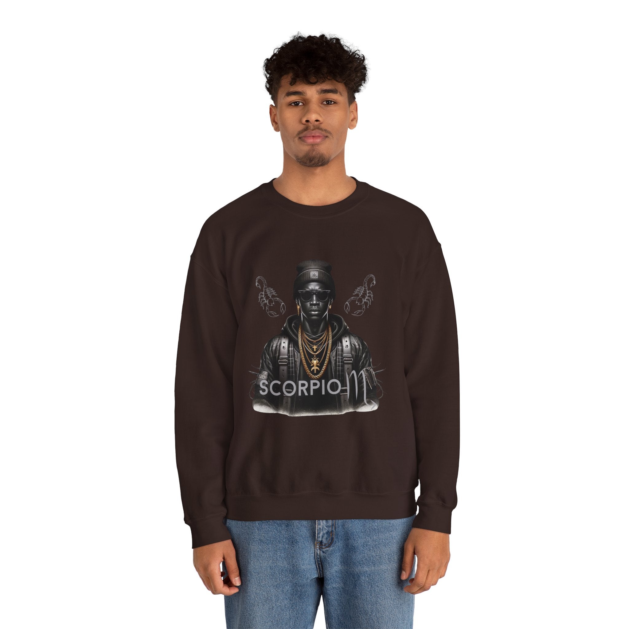 Scorpio Zodiac Crewneck Sweatshirt for Astrology Lovers