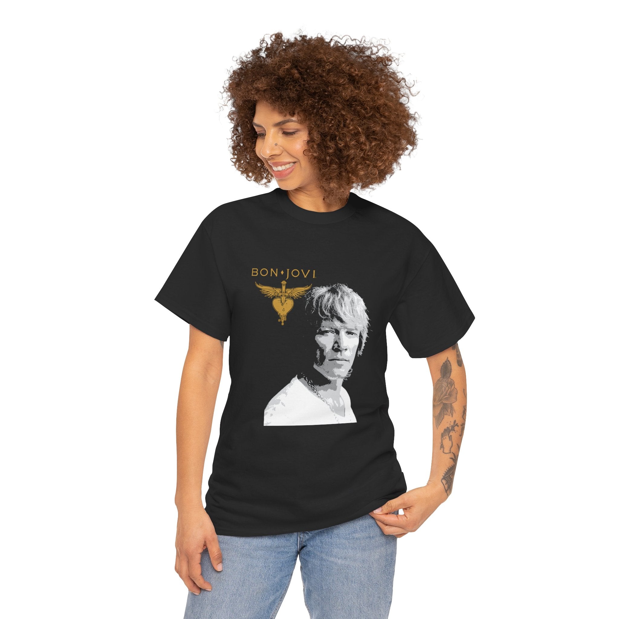 Bon Jovi Tribute Unisex Heavy Cotton Tee