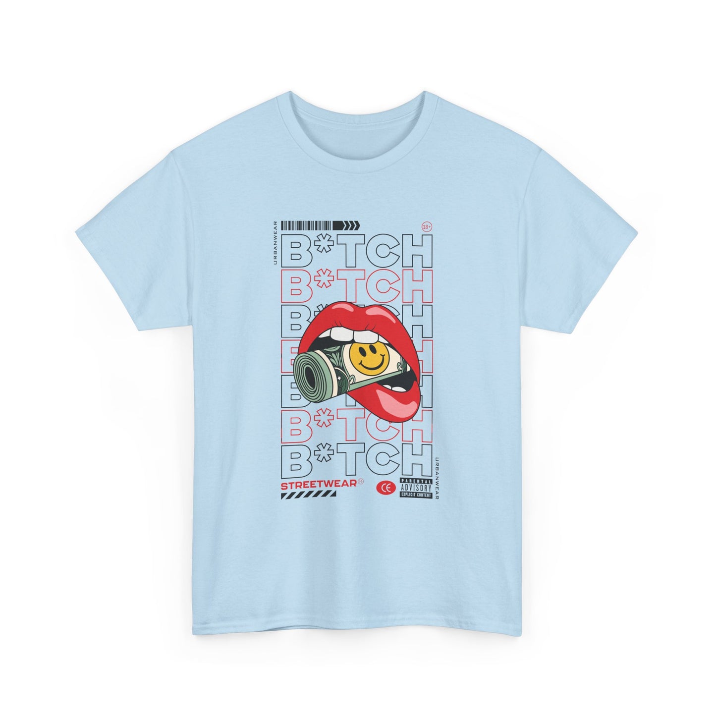 Trendy Unisex Heavy Cotton Tee with Bold 'BOTCH' Graphic