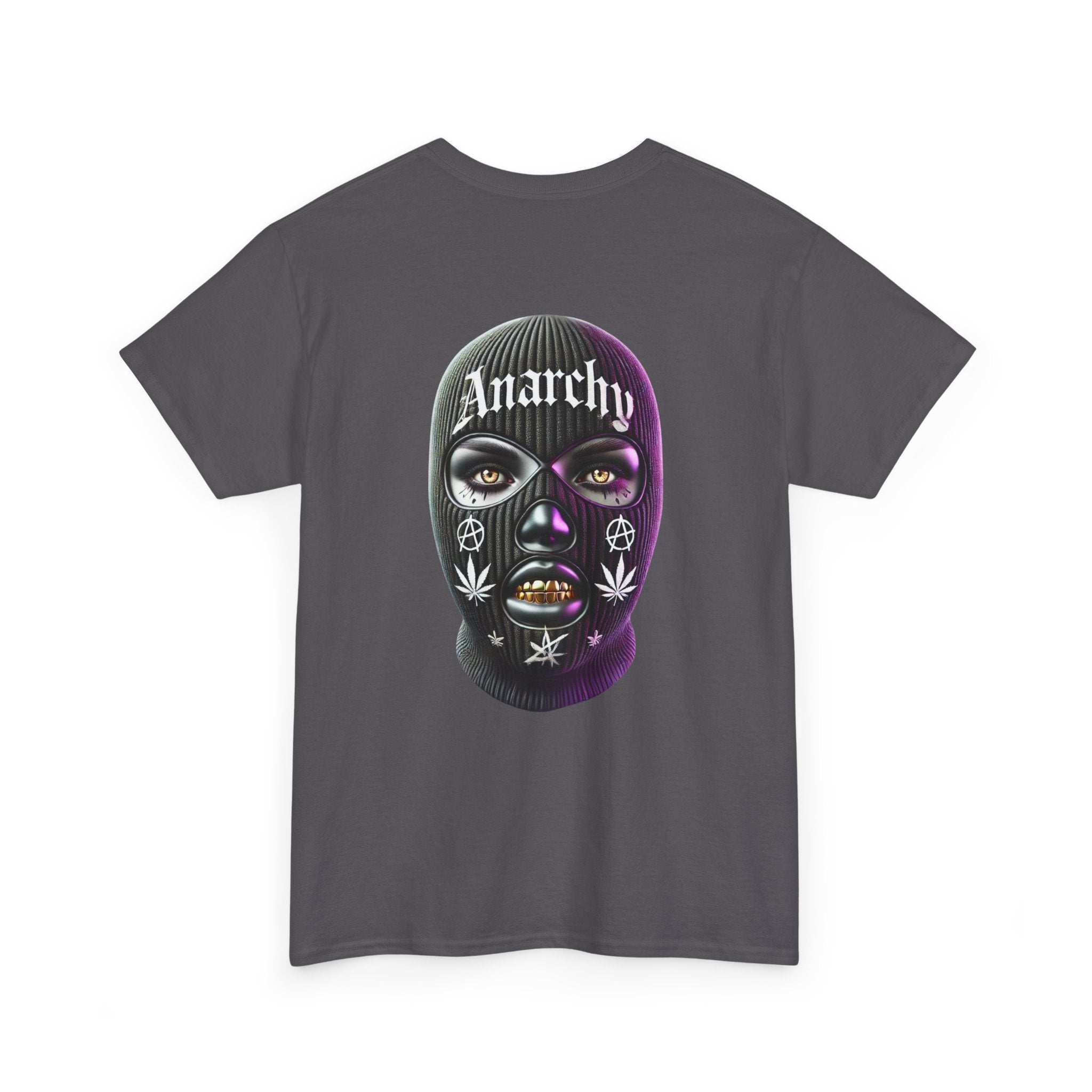 Anarchy Ski Mask Girl Unisex Heavy Cotton Tee