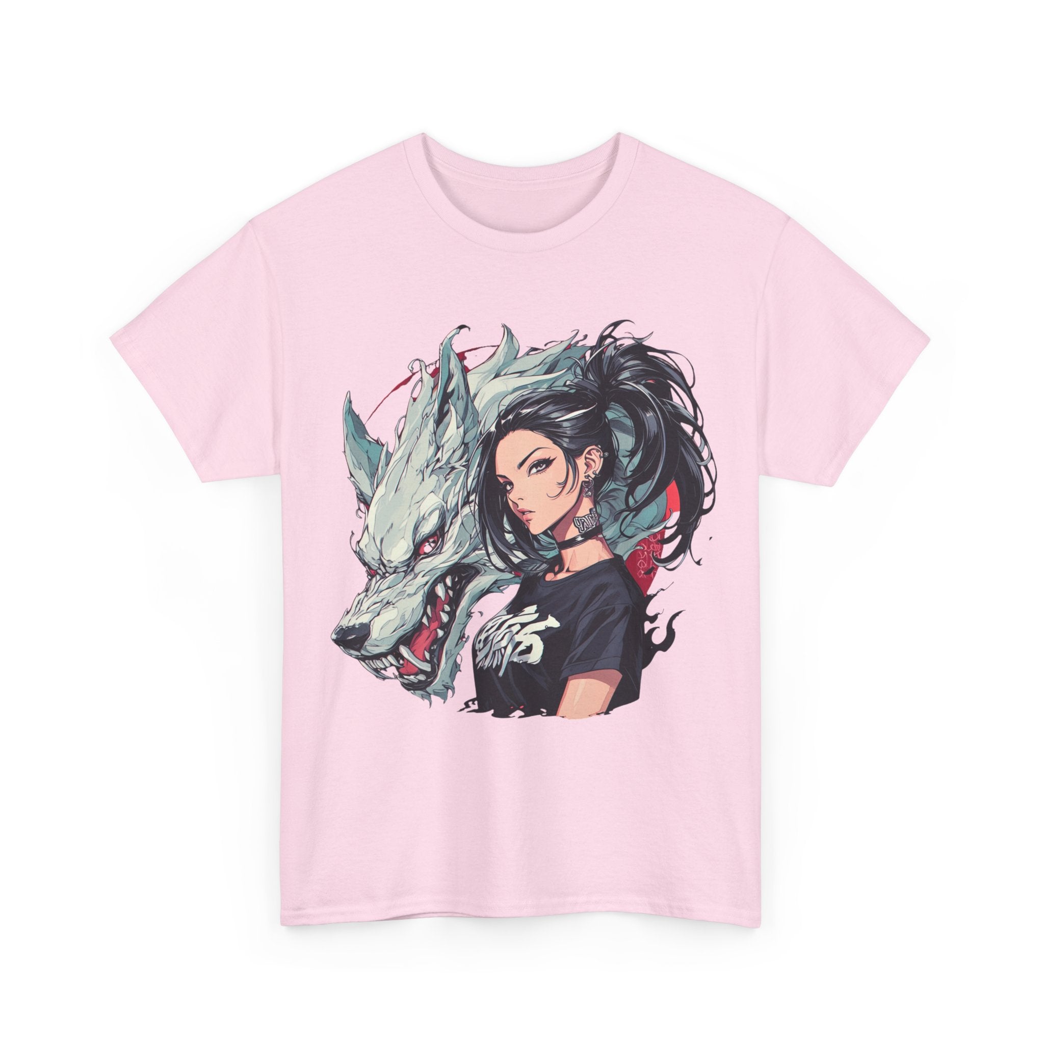 Anime Gangsta Wolf Princess Unisex Heavy Cotton Tee