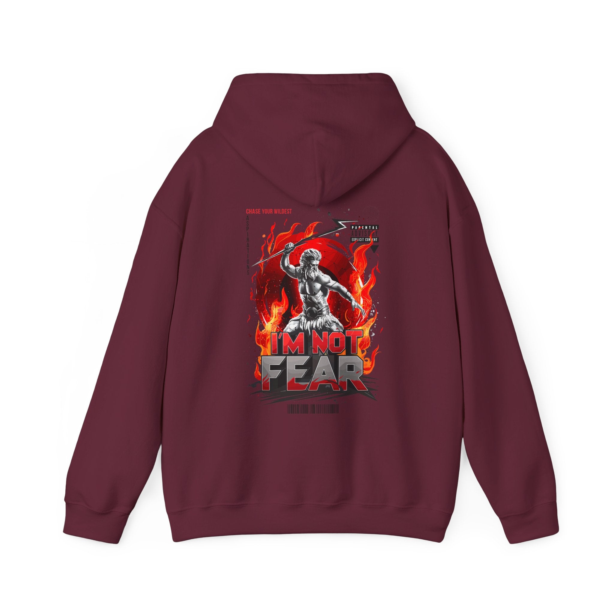 I'm Not Fear Unisex Heavy Blend™ Hooded Sweatshirt - Bold Graphic Statement