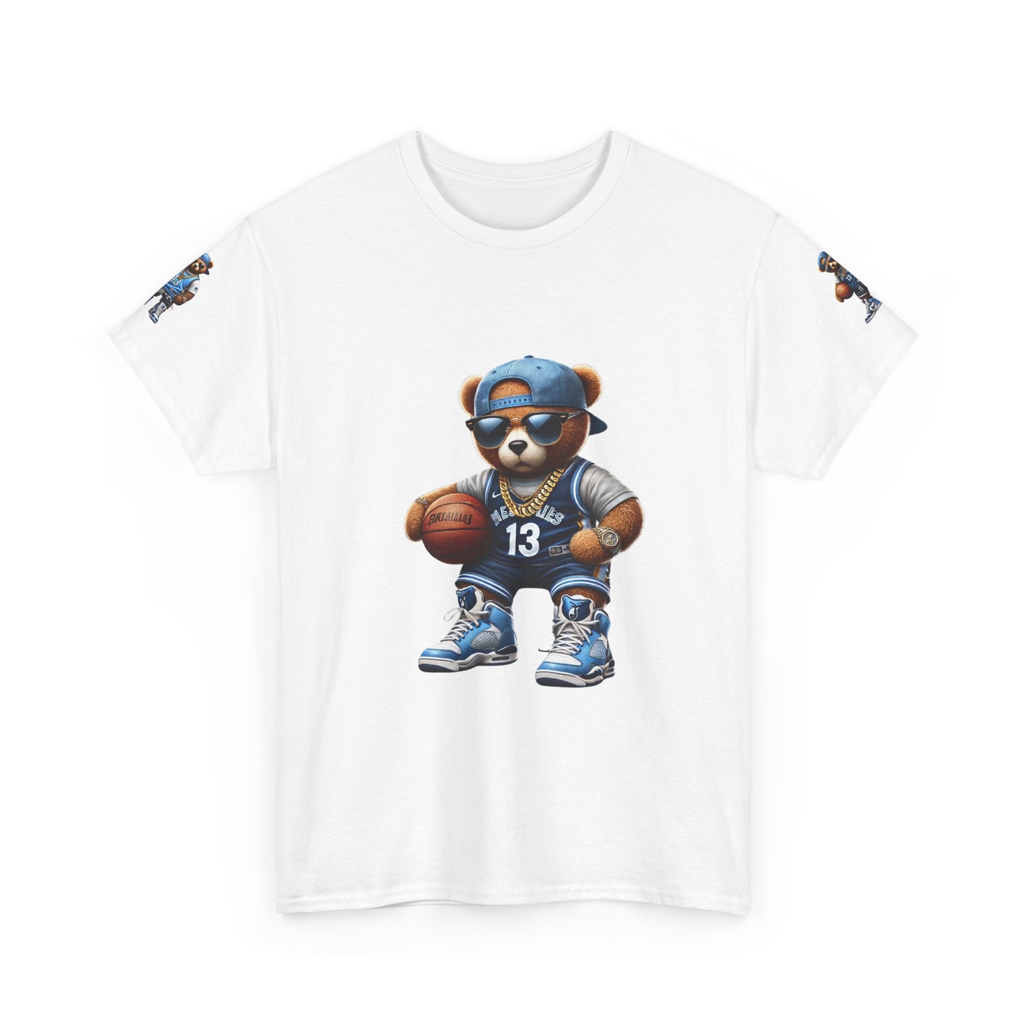 Basketball Teddy Unisex Heavy Cotton Tee