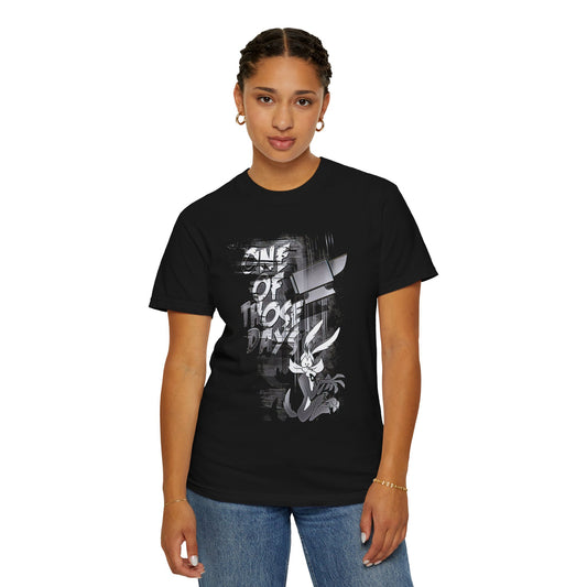 Unisex Garment-Dyed T-Shirt - "One of Those Days" Graphic Tee for Casual Comfort