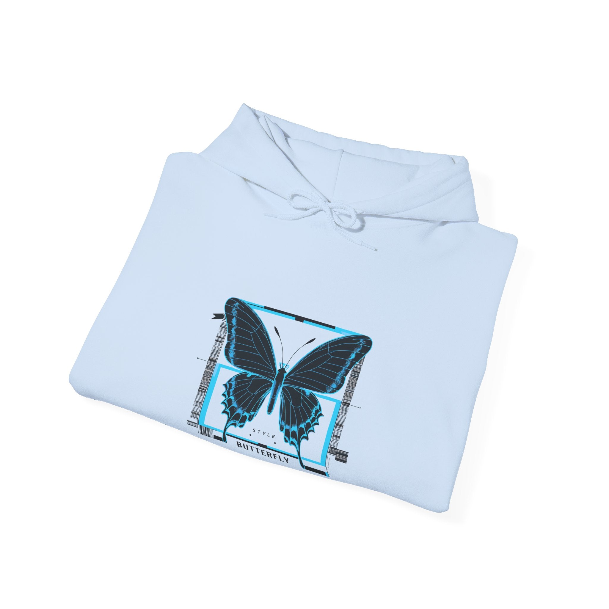 Butterfly Dream Unisex Heavy Blend Hoodie - Artistic Nature Inspired Sweatshirt