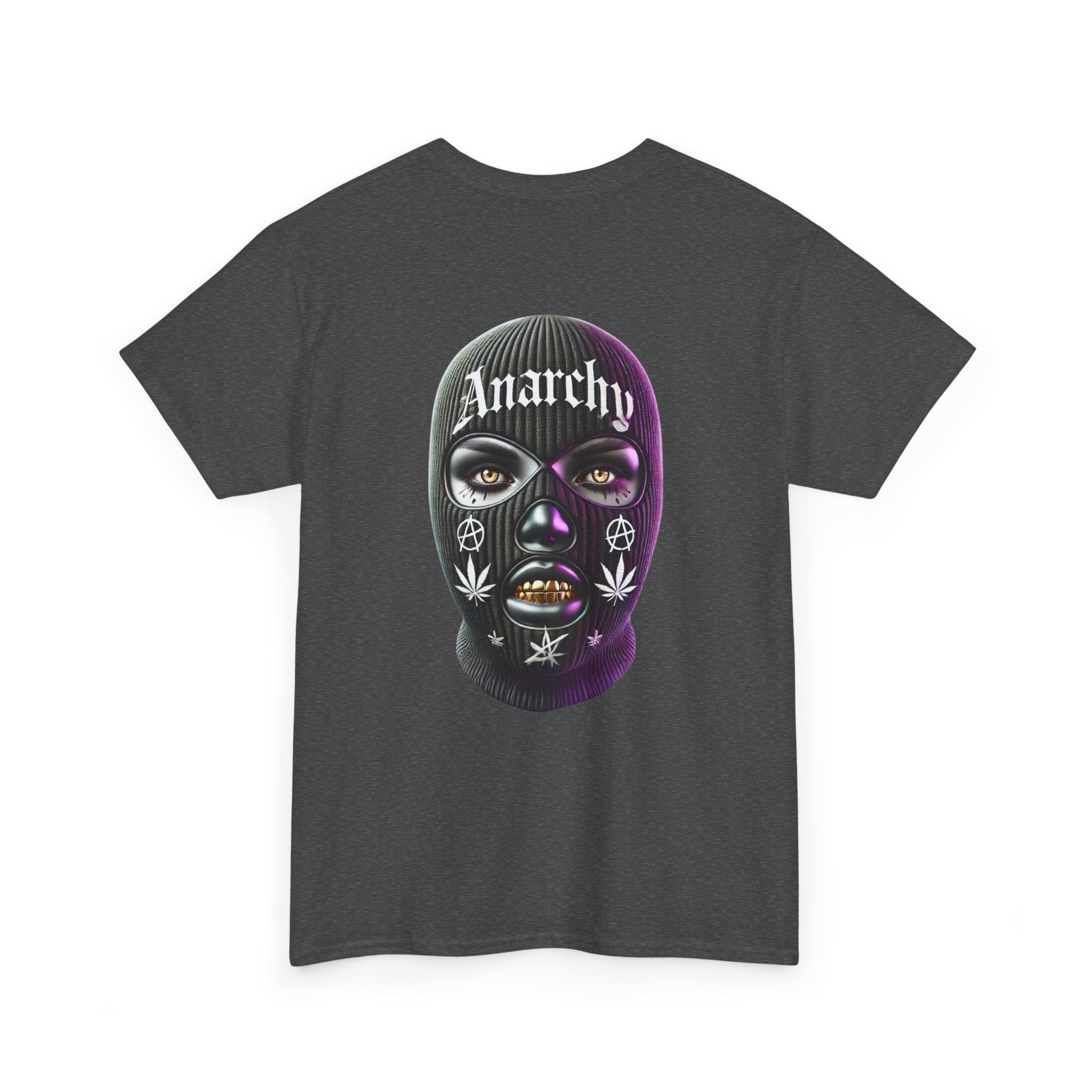 Anarchy Ski Mask Girl Unisex Heavy Cotton Tee