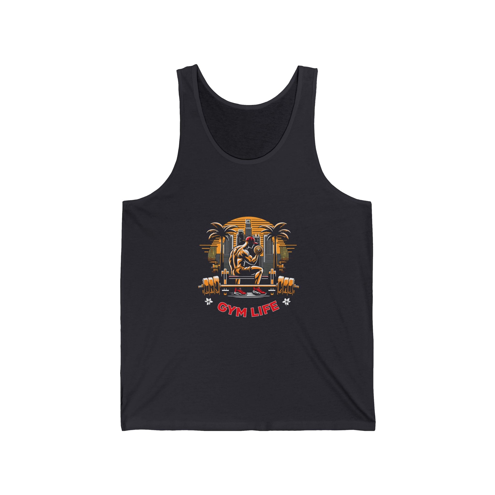 Gym Life Unisex Jersey Tank - Motivational Fitness Top