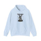 Unisex Heavy Blend™ Hooded Sweatshirt - 'Trouble' Bunny Design