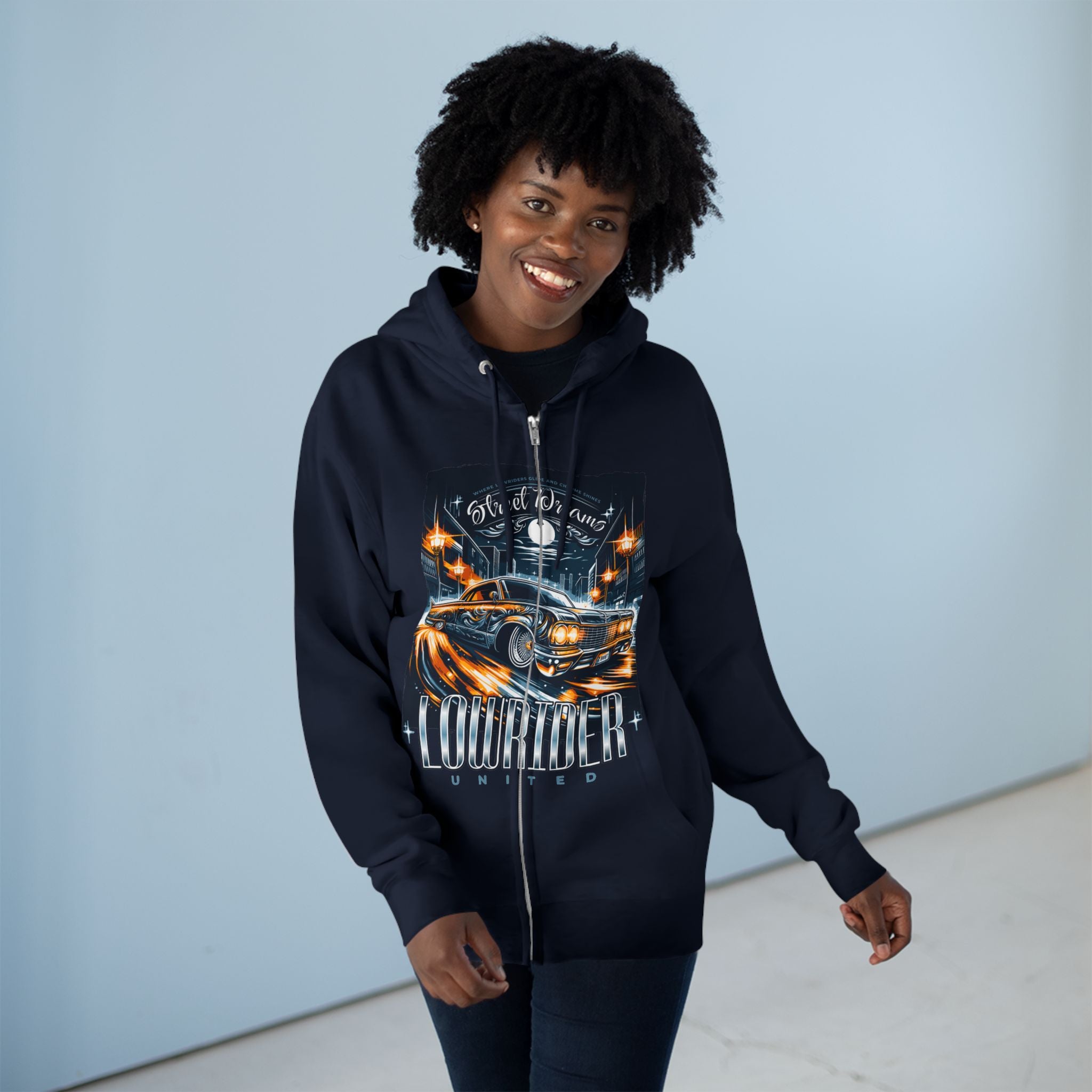 Street Dreams Cool Rider Unisex Zip Hoodie - Street Dreams Graphic