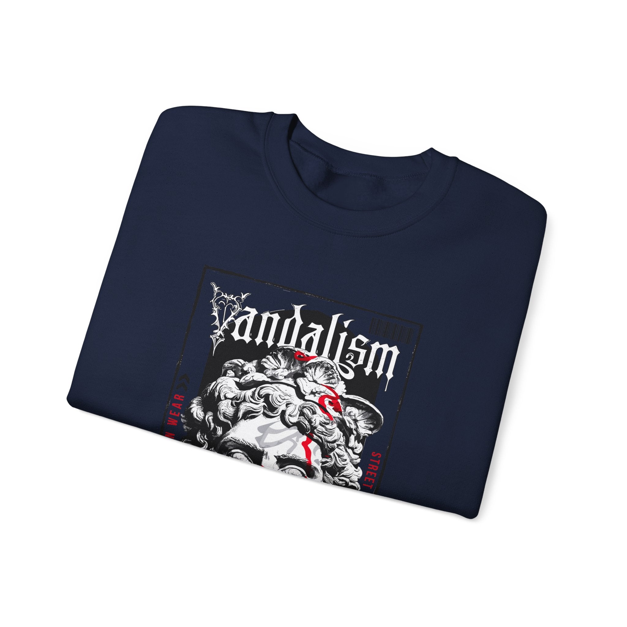 Vandalism Graphic Unisex Crewneck Sweatshirt - Edgy Street Style