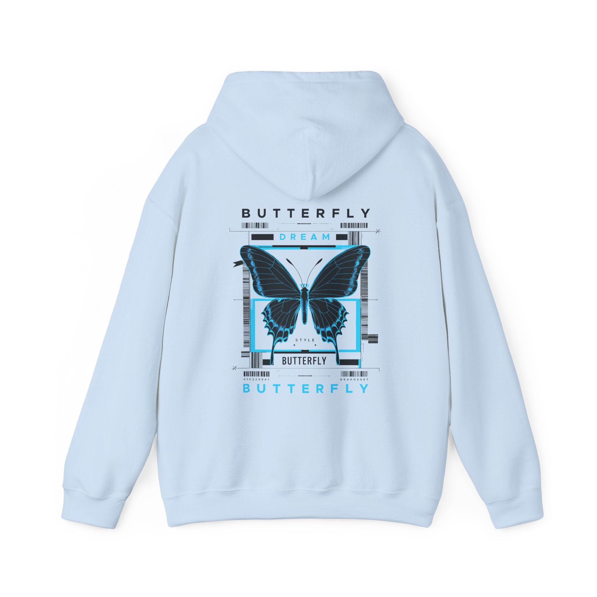 Butterfly Dream Unisex Heavy Blend Hoodie - Artistic Nature Inspired Sweatshirt