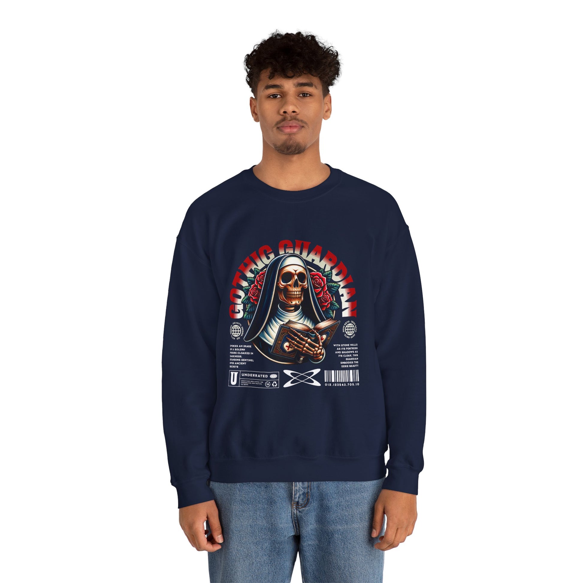 Gothic Guardian Crewneck Sweatshirt - Unisex Heavy Blend™.