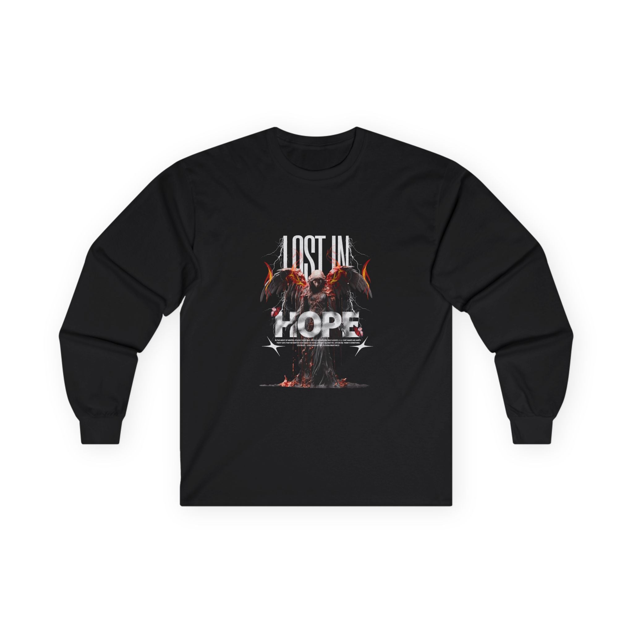 Lost in Hope Unisex Long Sleeve Tee - Stylish Cotton Shirt for Inspirational Souls