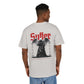 Gothic Angel Unisex Heavy Oversize Tee - 'Suffer' Graphic T-Shirt