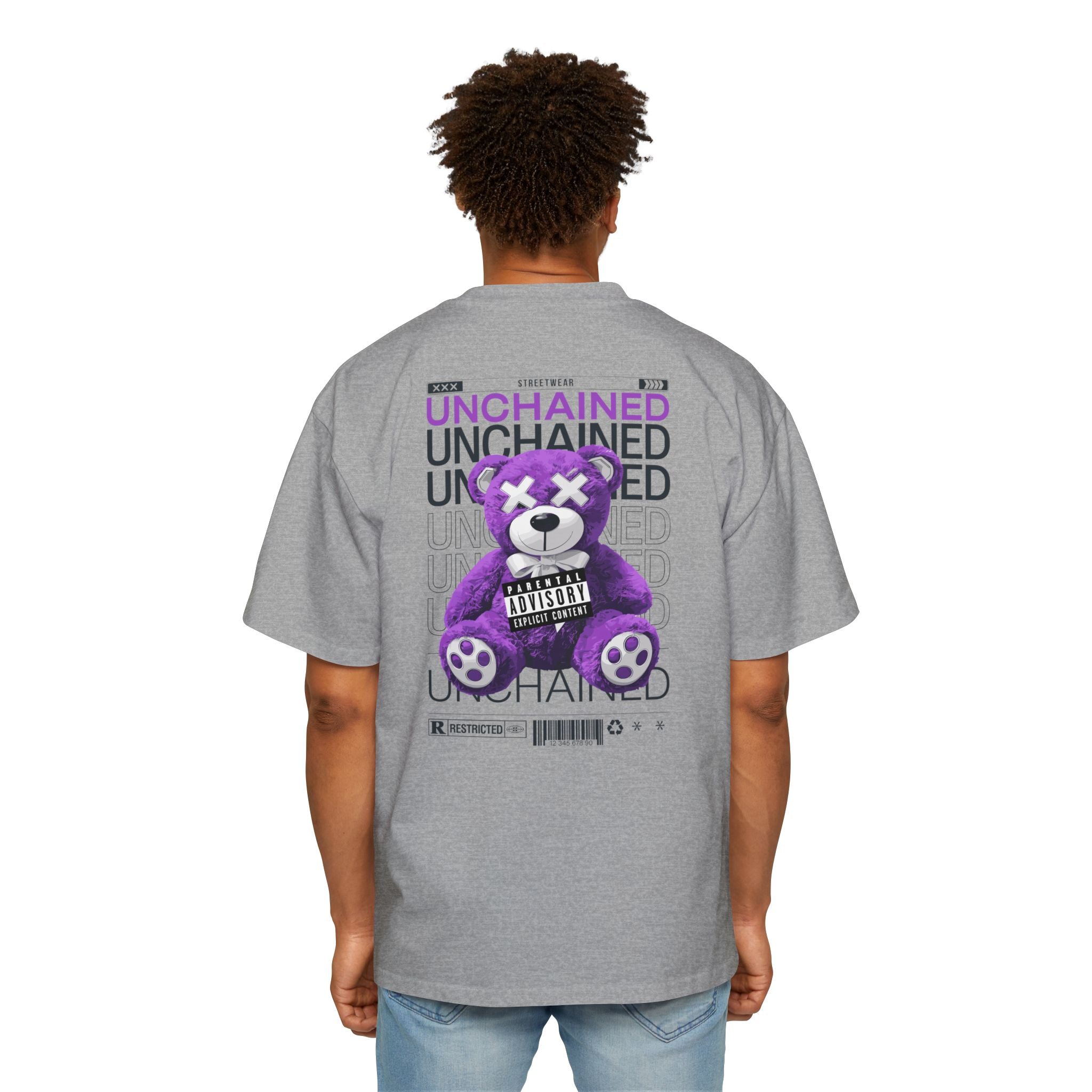 Unchained Bear Graphic Tee - Oversized Streetwear T-Shirt