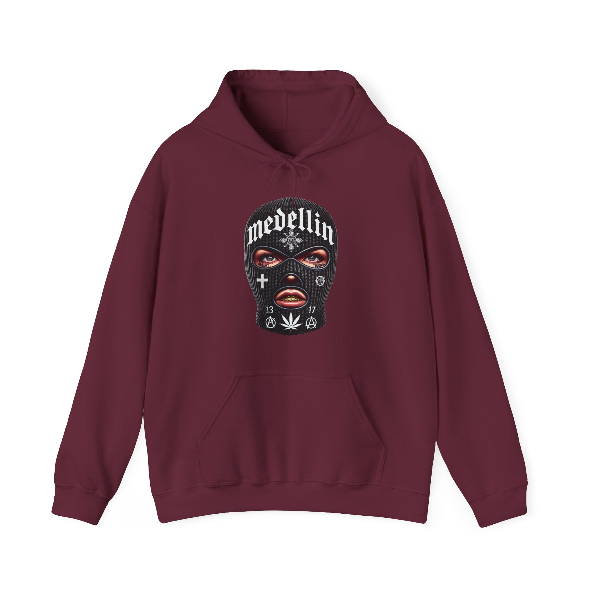 Anarchy Ski Mask Girl Unisex Hoodie