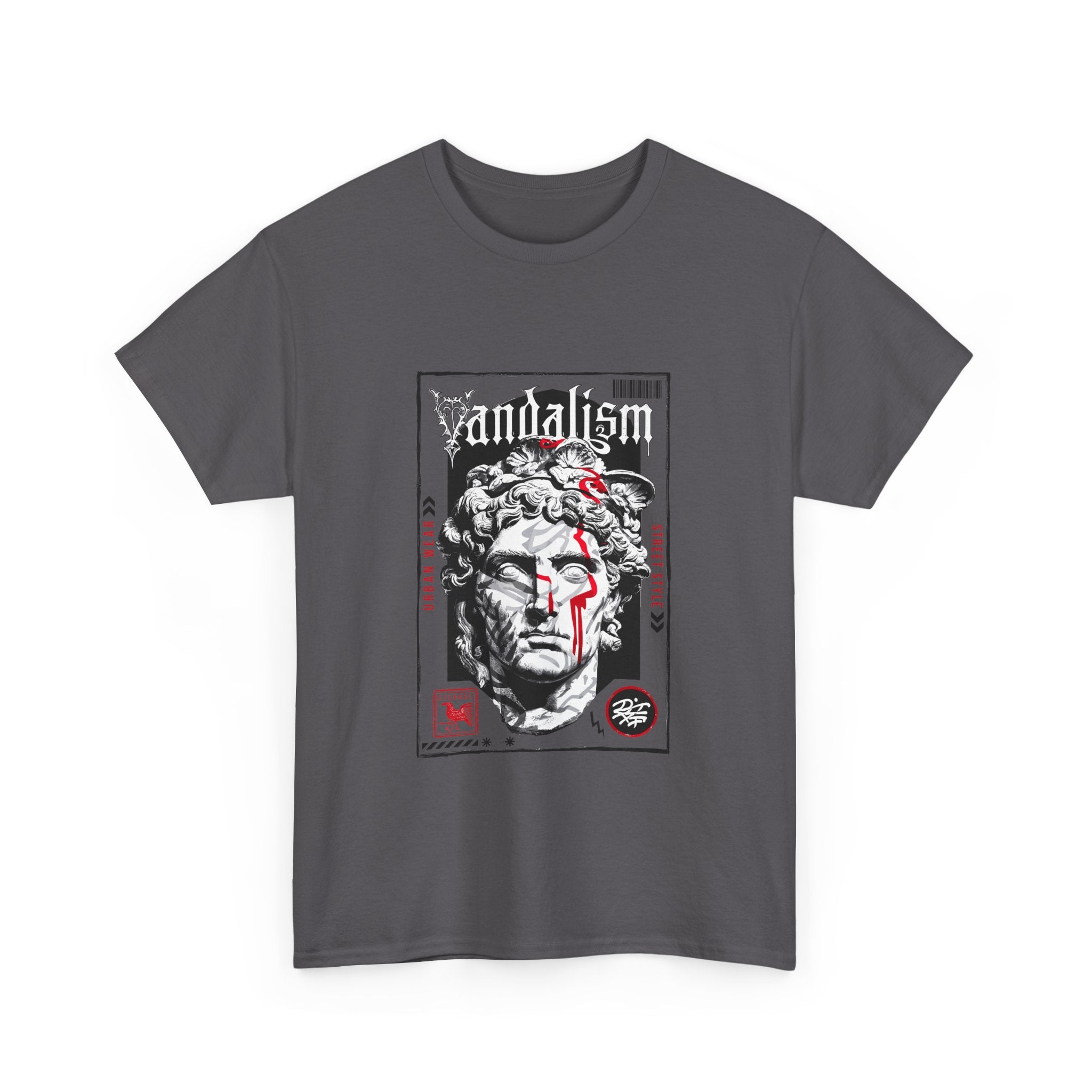 Vandalism Art Unisex Heavy Cotton Tee - Streetwear Graphic T-Shirt