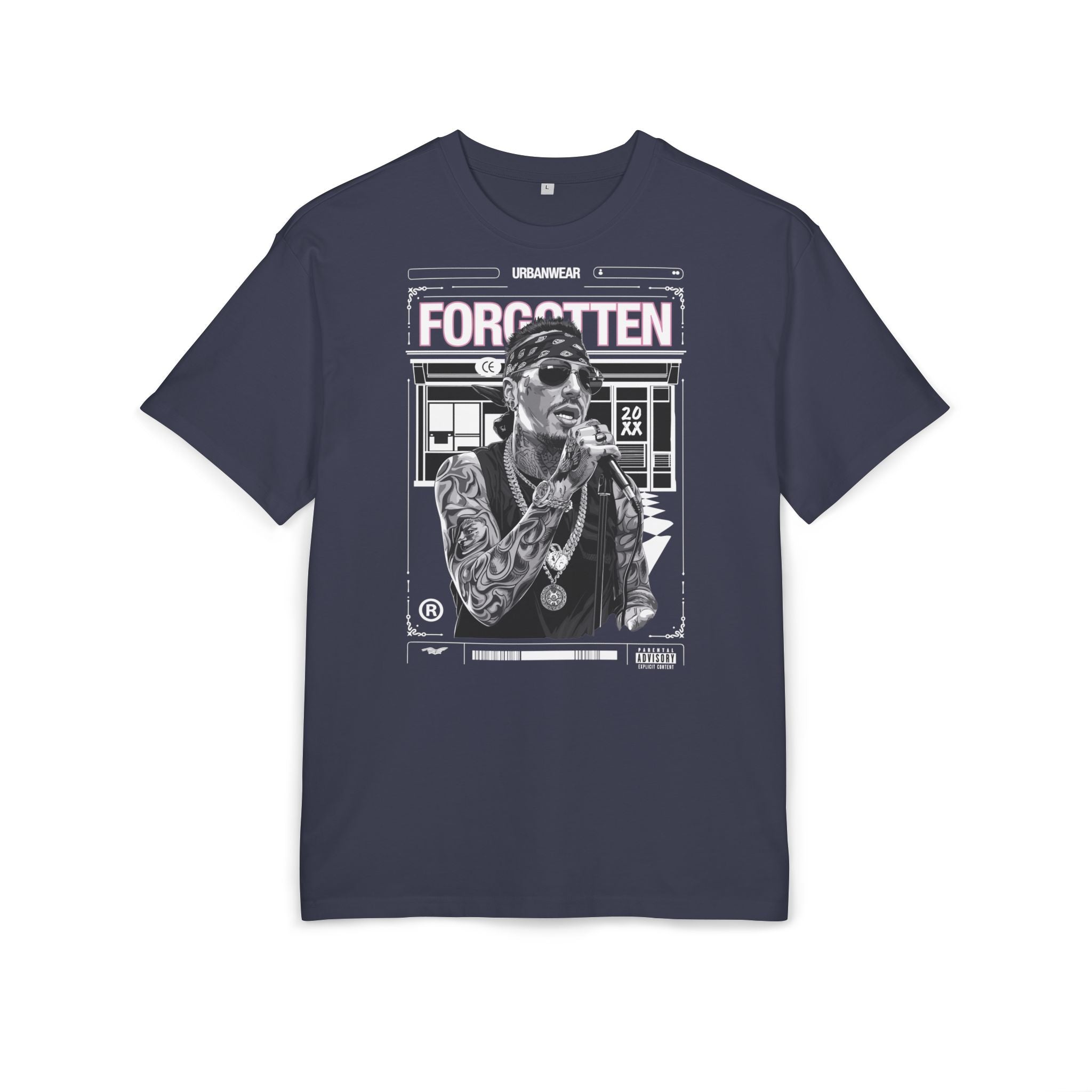 Urban Vibe Oversized Tee - "Forgotten" Graphic Design for Streetwear Enthusiasts