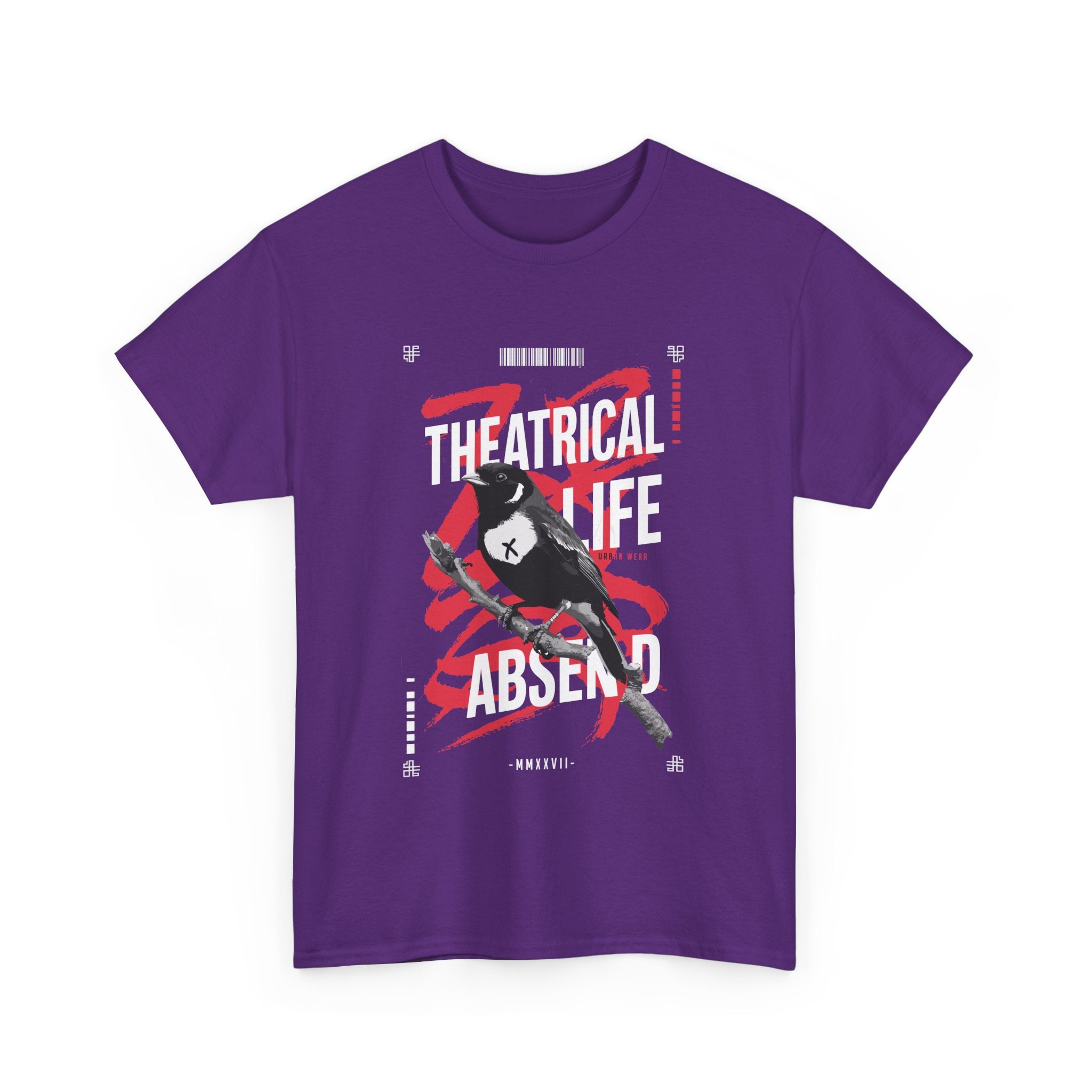 Theatrical Life Unisex Heavy Cotton Tee - Stylish Graphic T-Shirt for Creative Souls