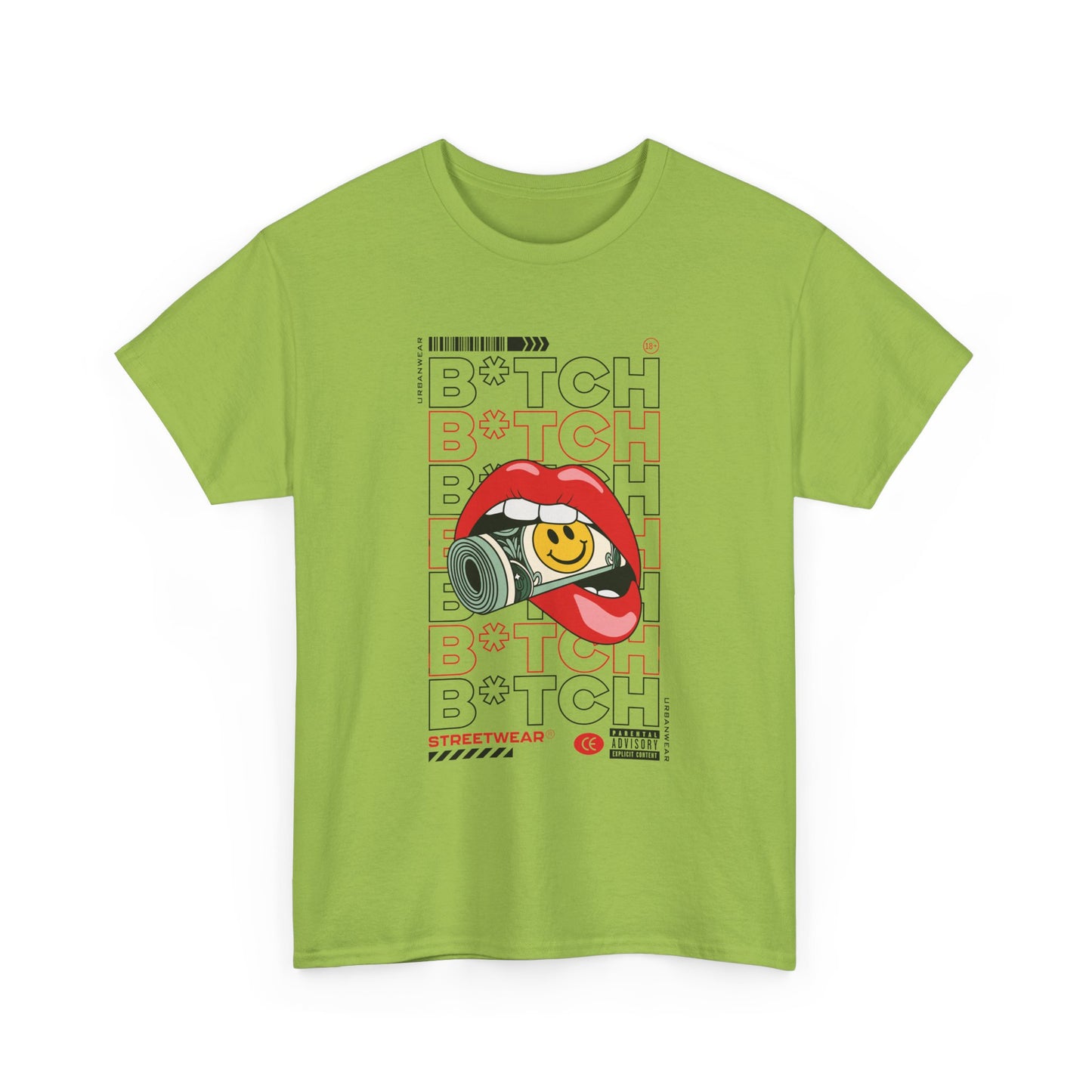 Trendy Unisex Heavy Cotton Tee with Bold 'BOTCH' Graphic