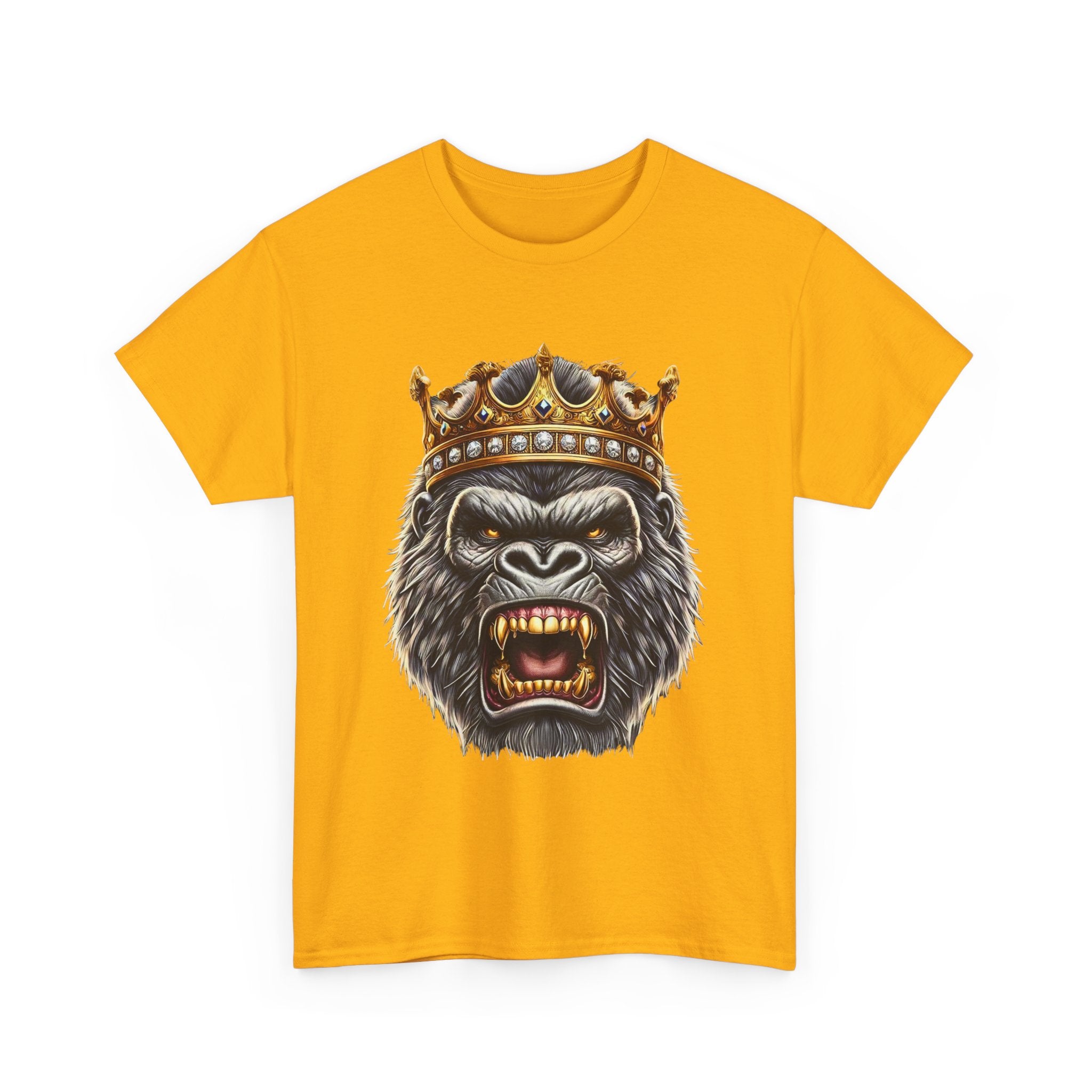 Angry Gorilla King Unisex Heavy Cotton Tee