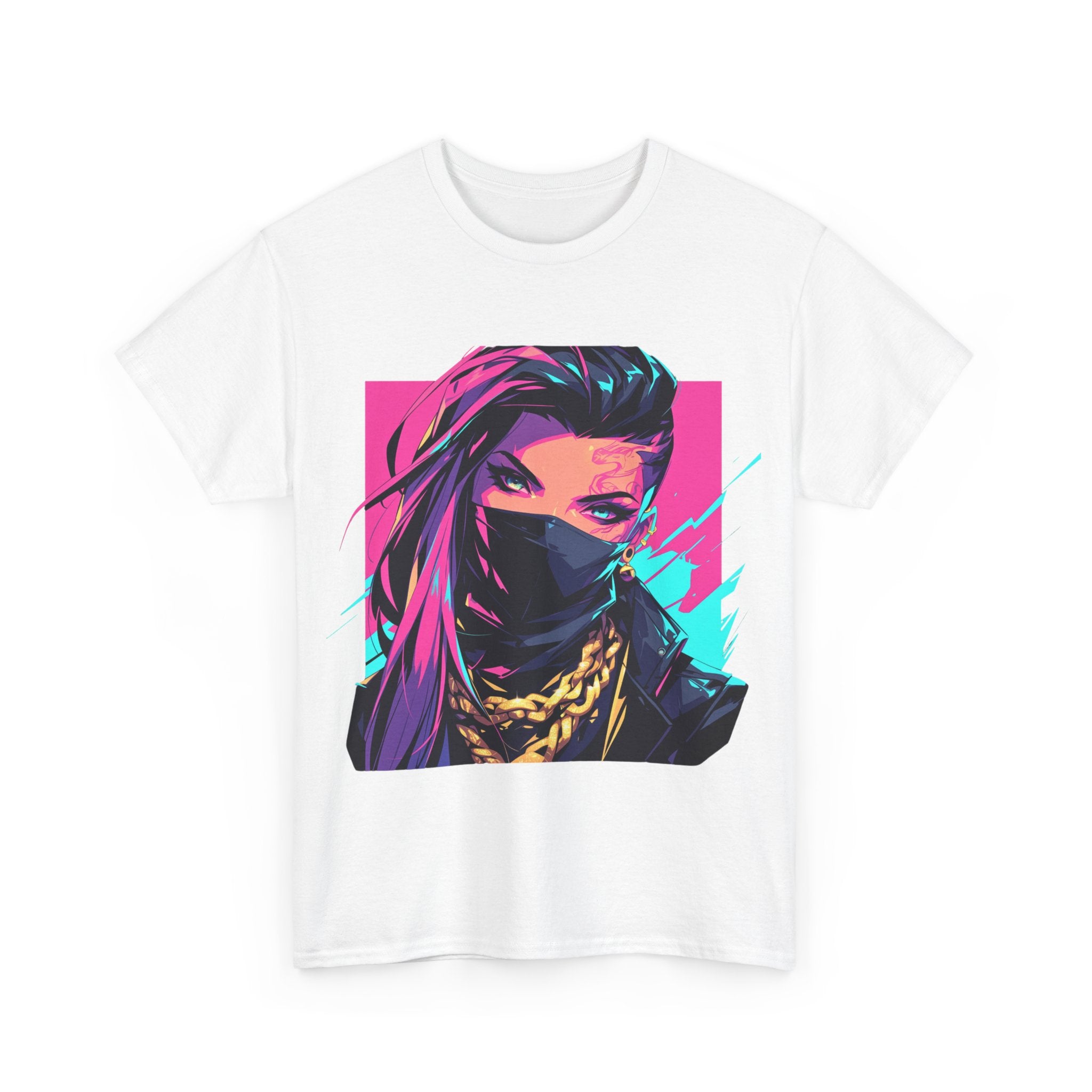 Anime Gangsta Girl Unisex Heavy Cotton Tee