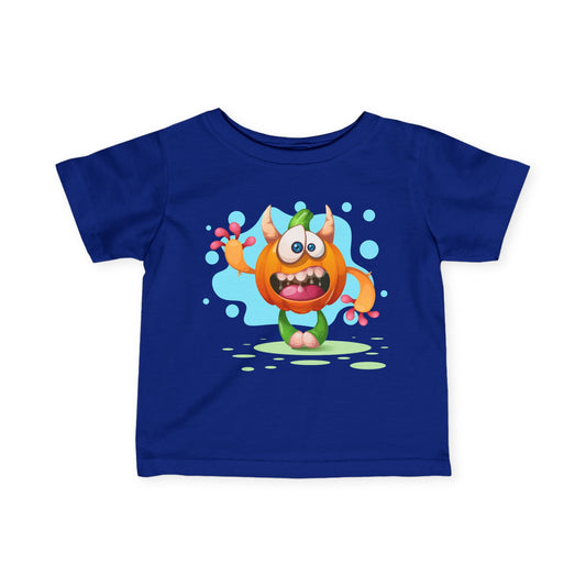 Cute Monster Infant Tee - Fun & Playful Cartoon Design