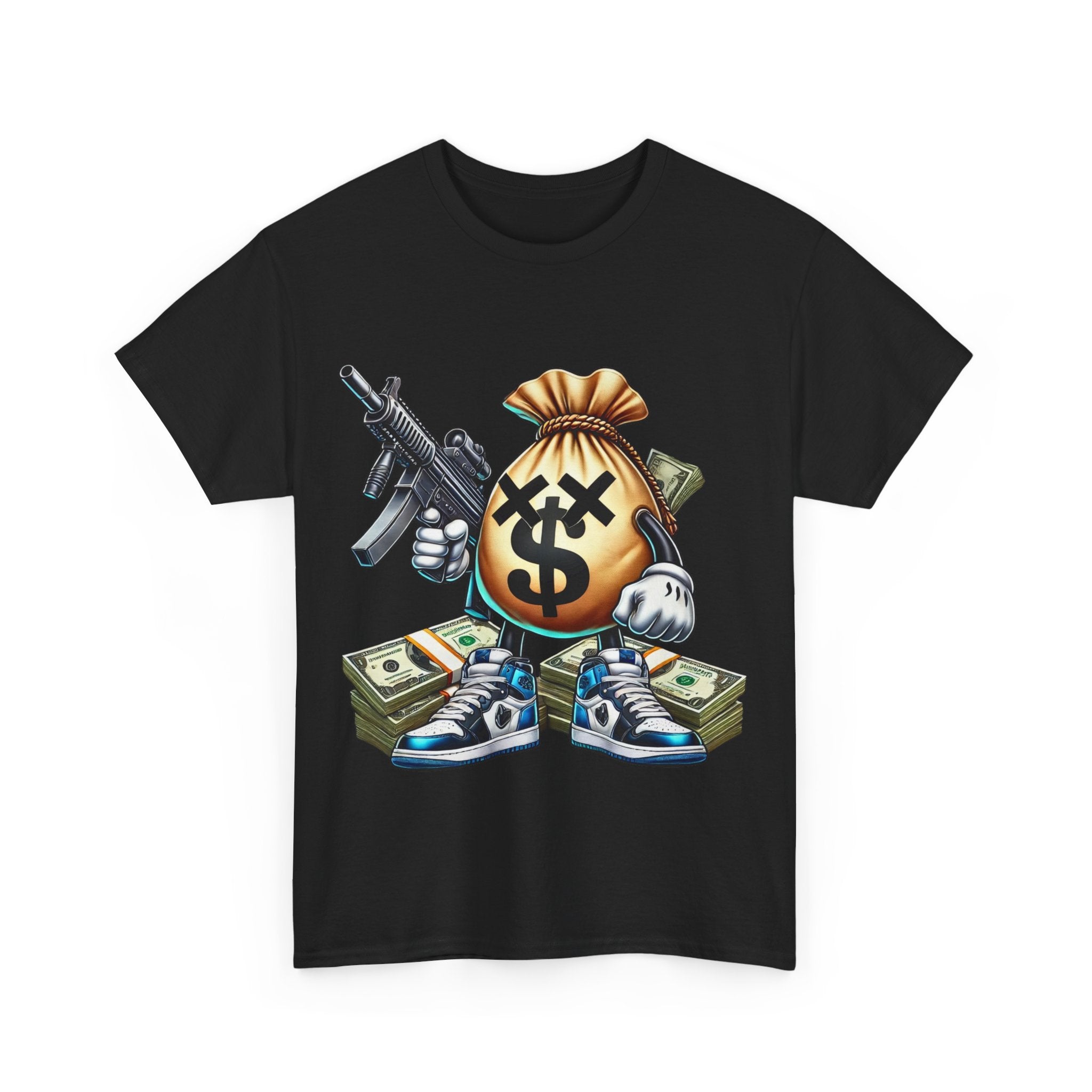 Armed Money Bag Unisex Heavy Cotton Tee