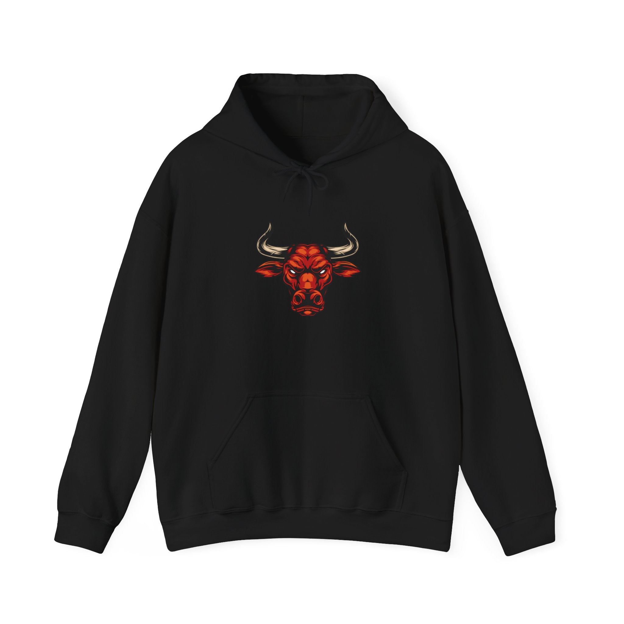 Chicago Bulls Vintage Hoodie - Unisex Heavy Blend Sweatshirt with Bold Bull Design