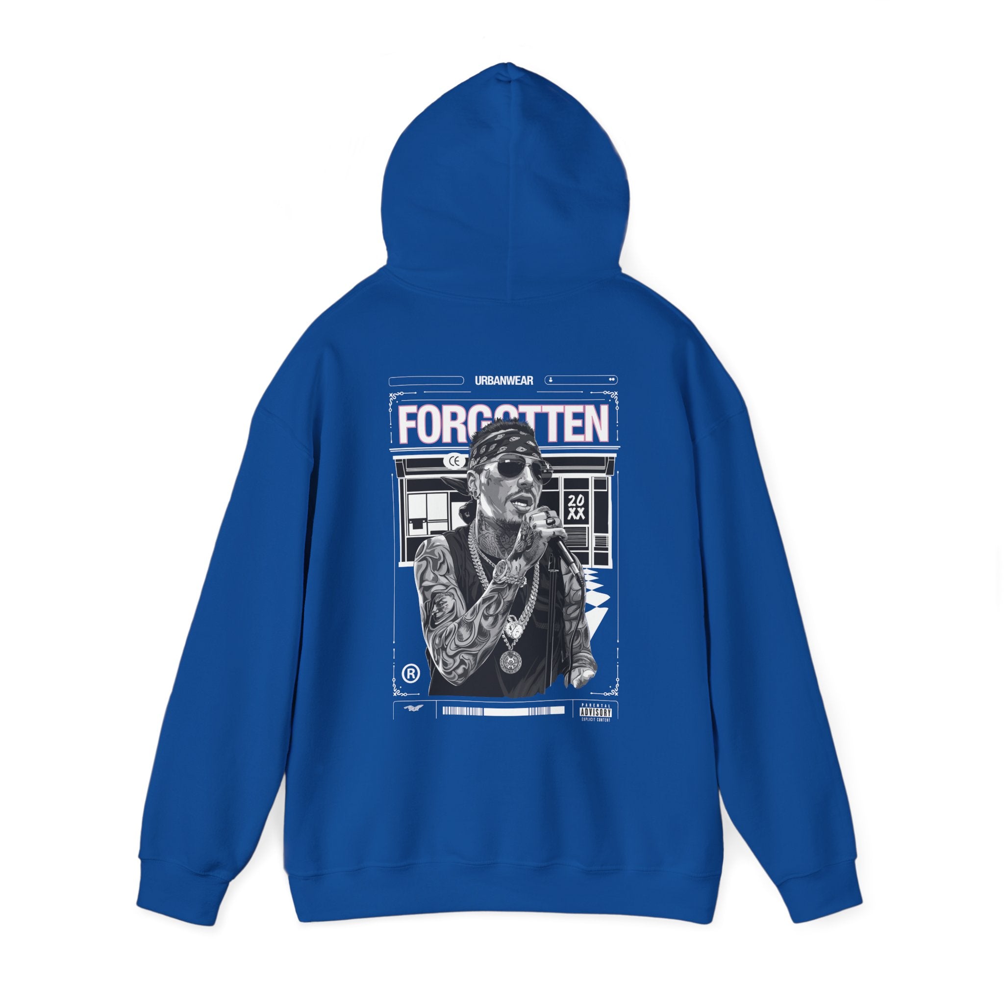 Unisex Heavy Blend™ Hooded Sweatshirt - 'Forgotten' Artwork for Music Lovers