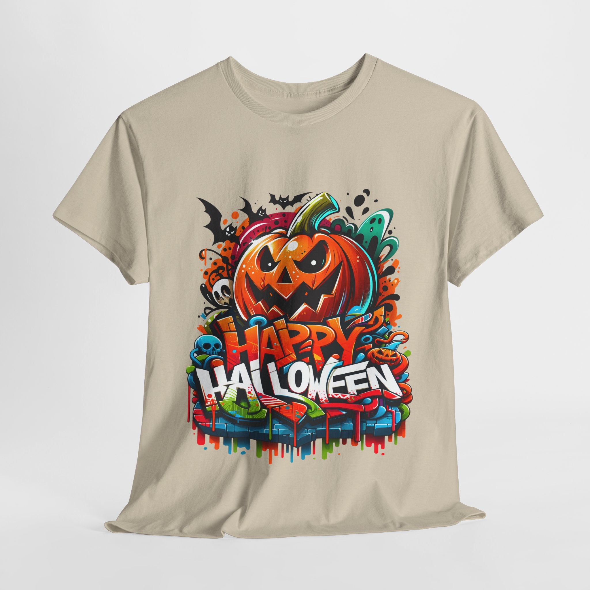 Happy Halloween Unisex Heavy Cotton Tee