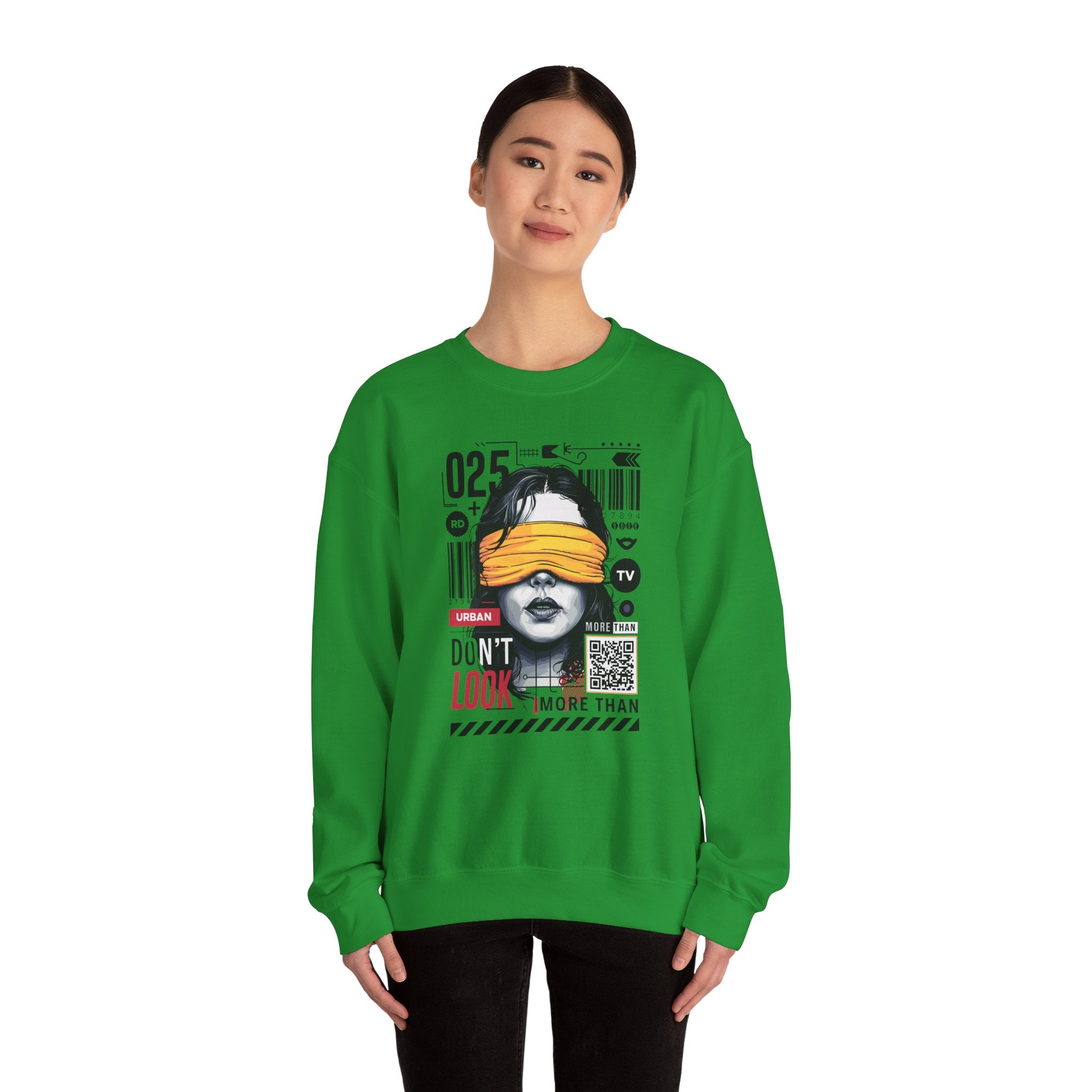 Urban Don’t Look Crewneck Sweatshirt - Unisex Heavy Blend™