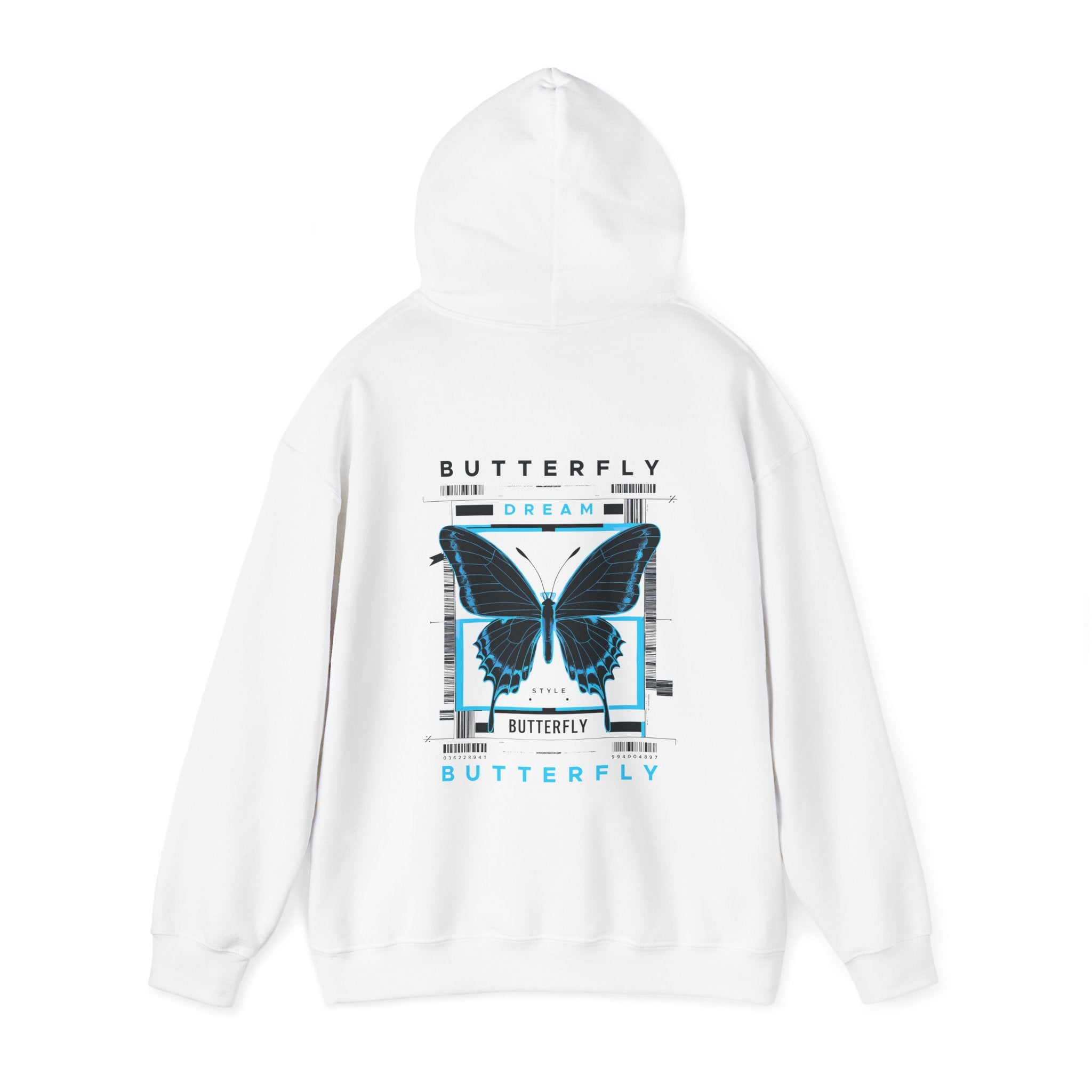 Butterfly Dream Unisex Heavy Blend Hoodie - Artistic Nature Inspired Sweatshirt