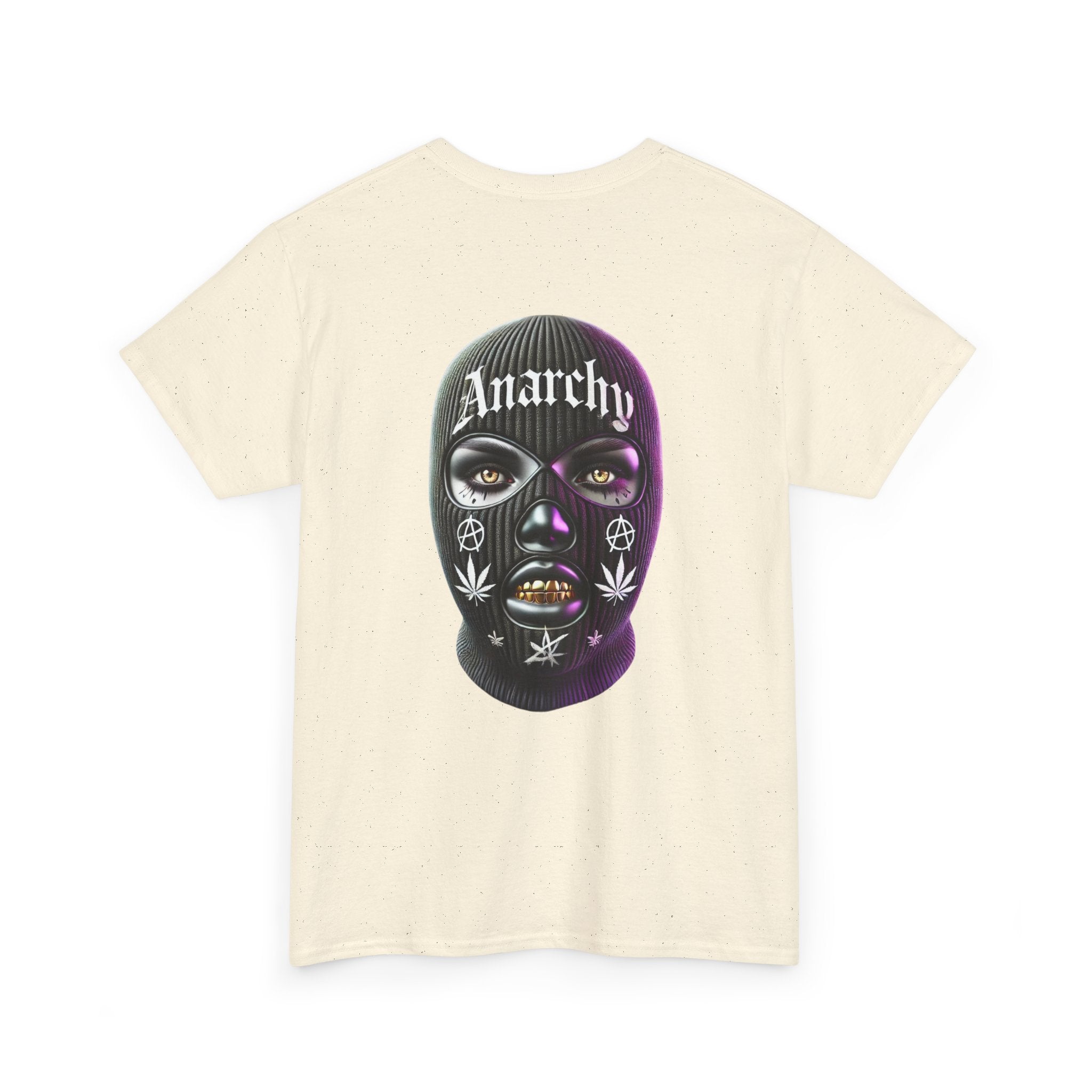 Anarchy Ski Mask Girl Unisex Heavy Cotton Tee