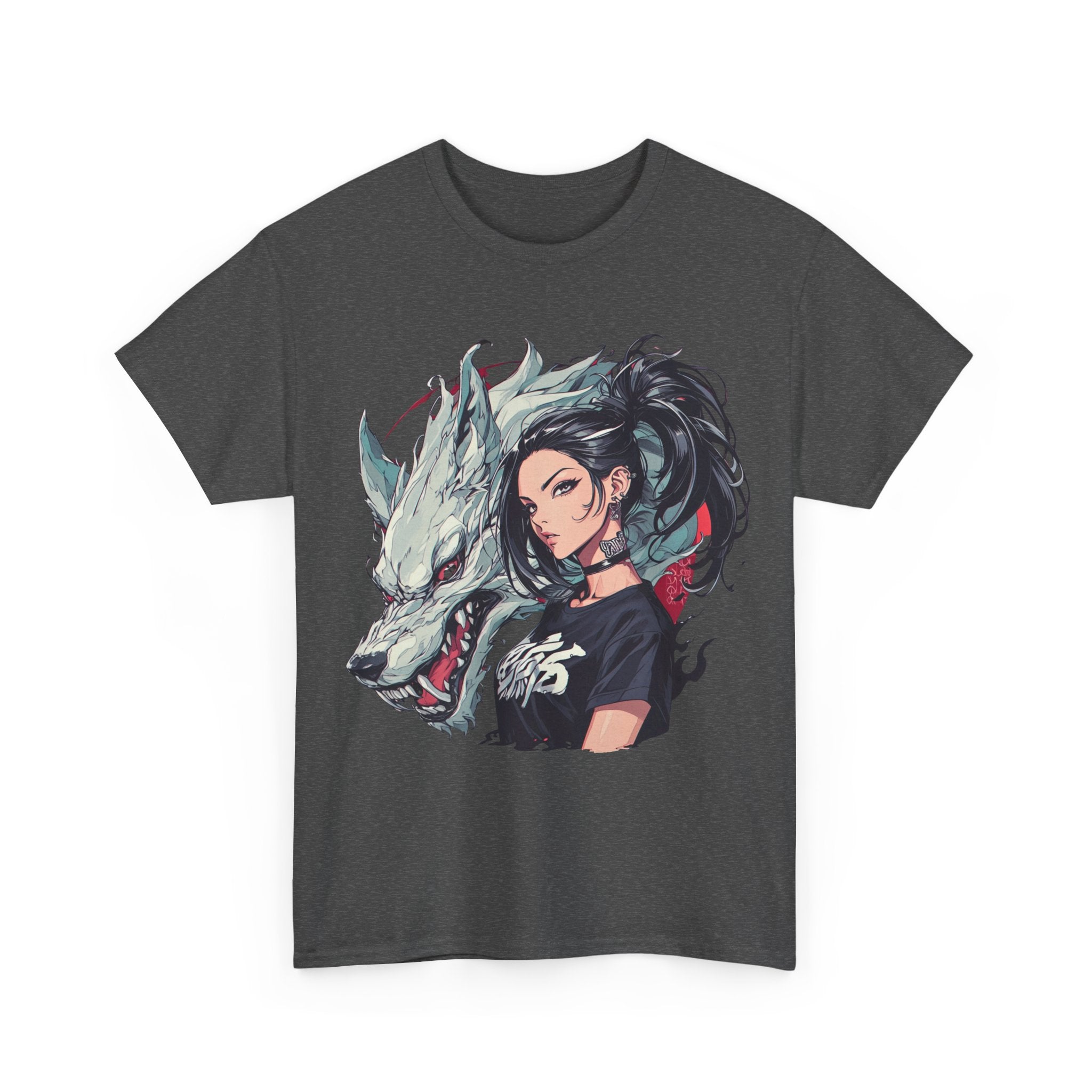 Anime Gangsta Wolf Princess Unisex Heavy Cotton Tee