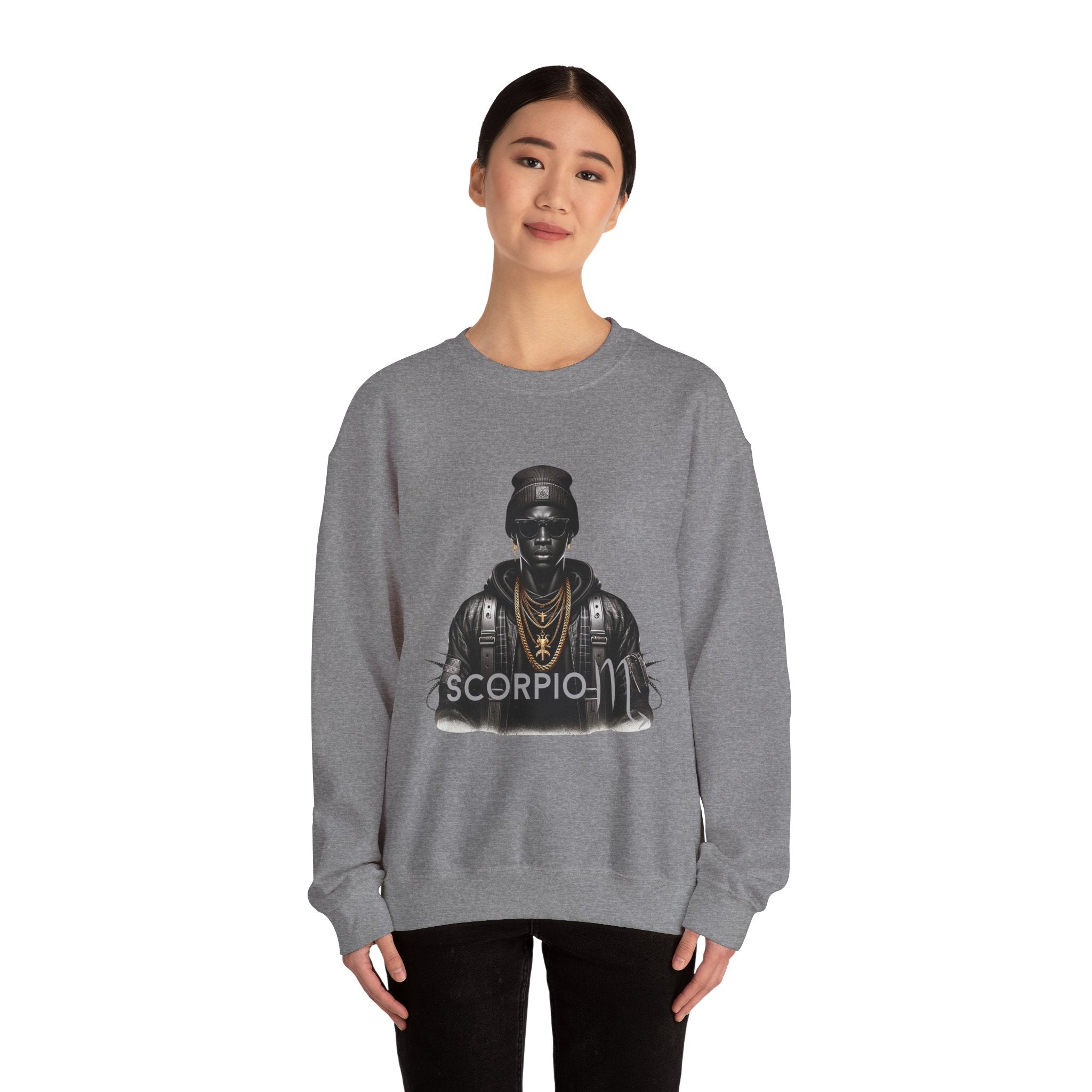 Scorpio Zodiac Crewneck Sweatshirt for Astrology Lovers