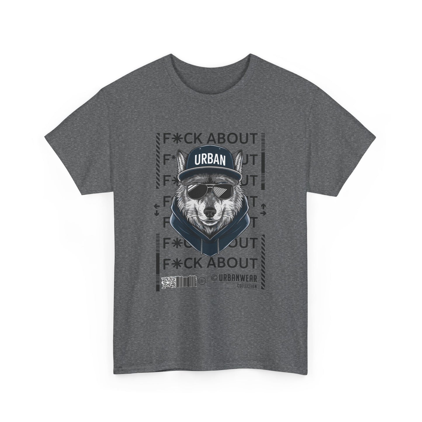 Urban Bear Graphic Unisex Heavy Cotton Tee