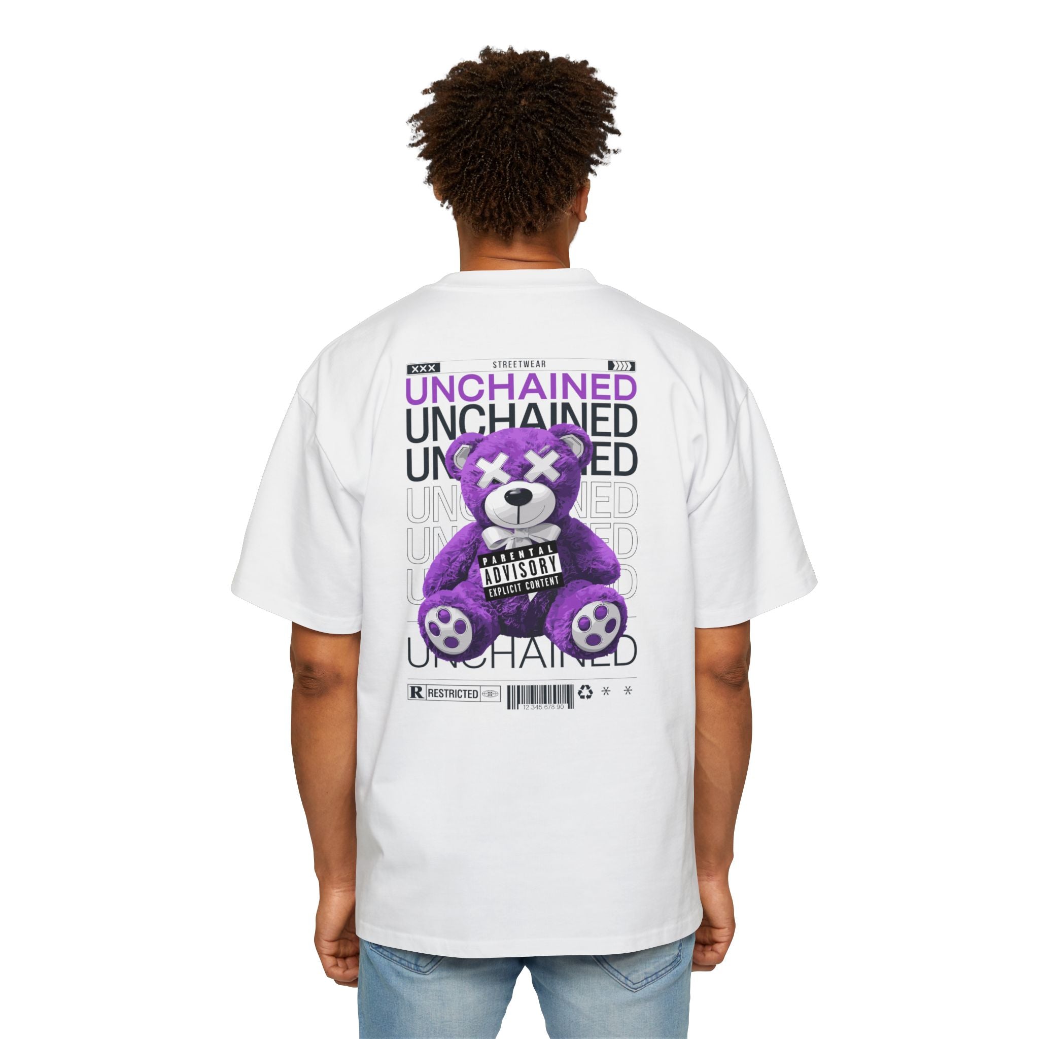 Unchained Bear Graphic Tee - Oversized Streetwear T-Shirt