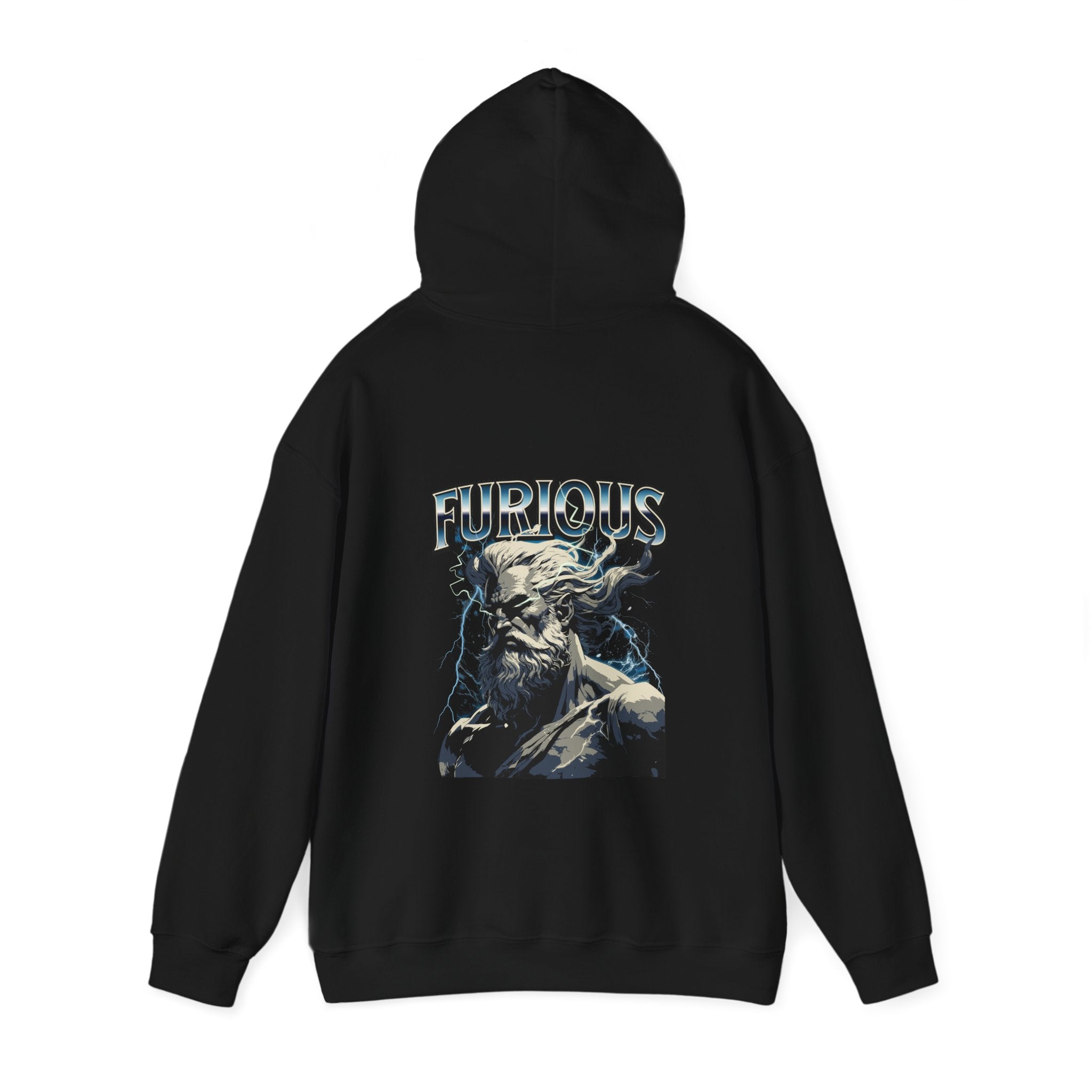Furious Graphic Unisex Heavy Blend Hoodie - Bold Design for Cool Comfort