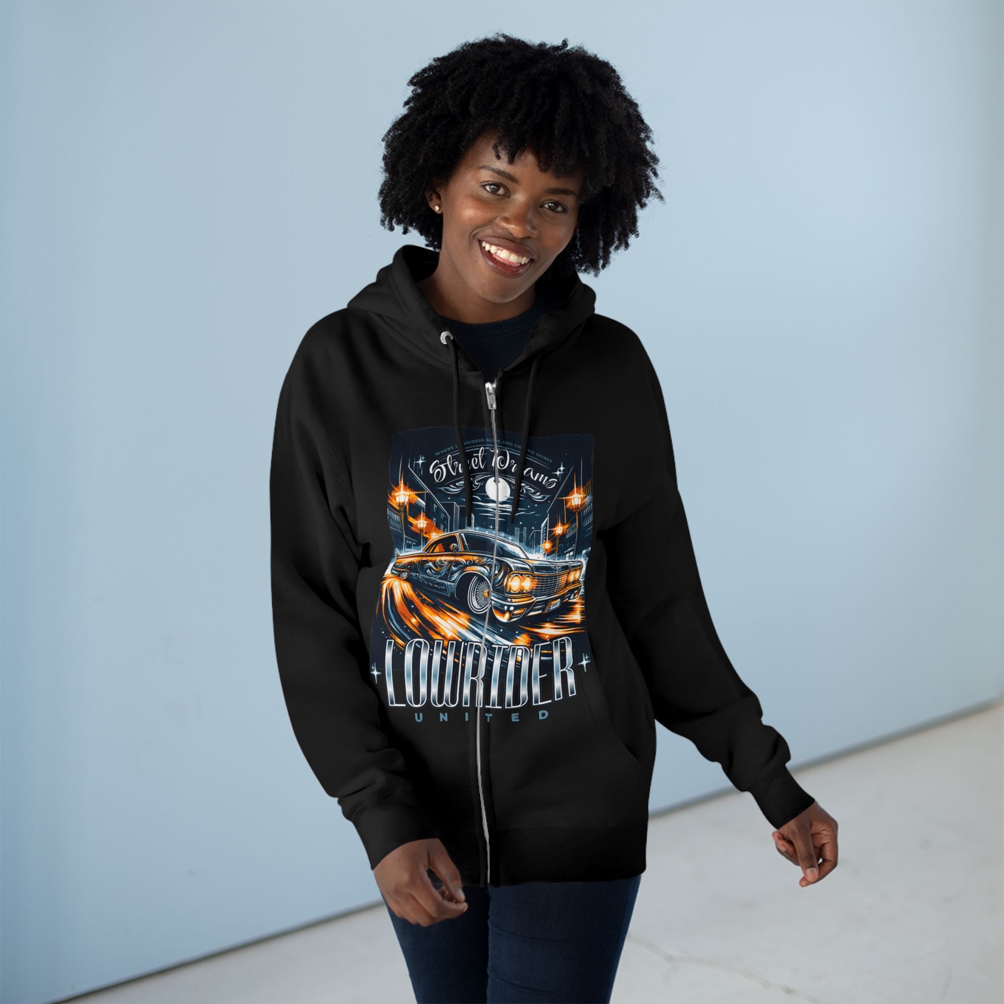 Street Dreams Cool Rider Unisex Zip Hoodie - Street Dreams Graphic