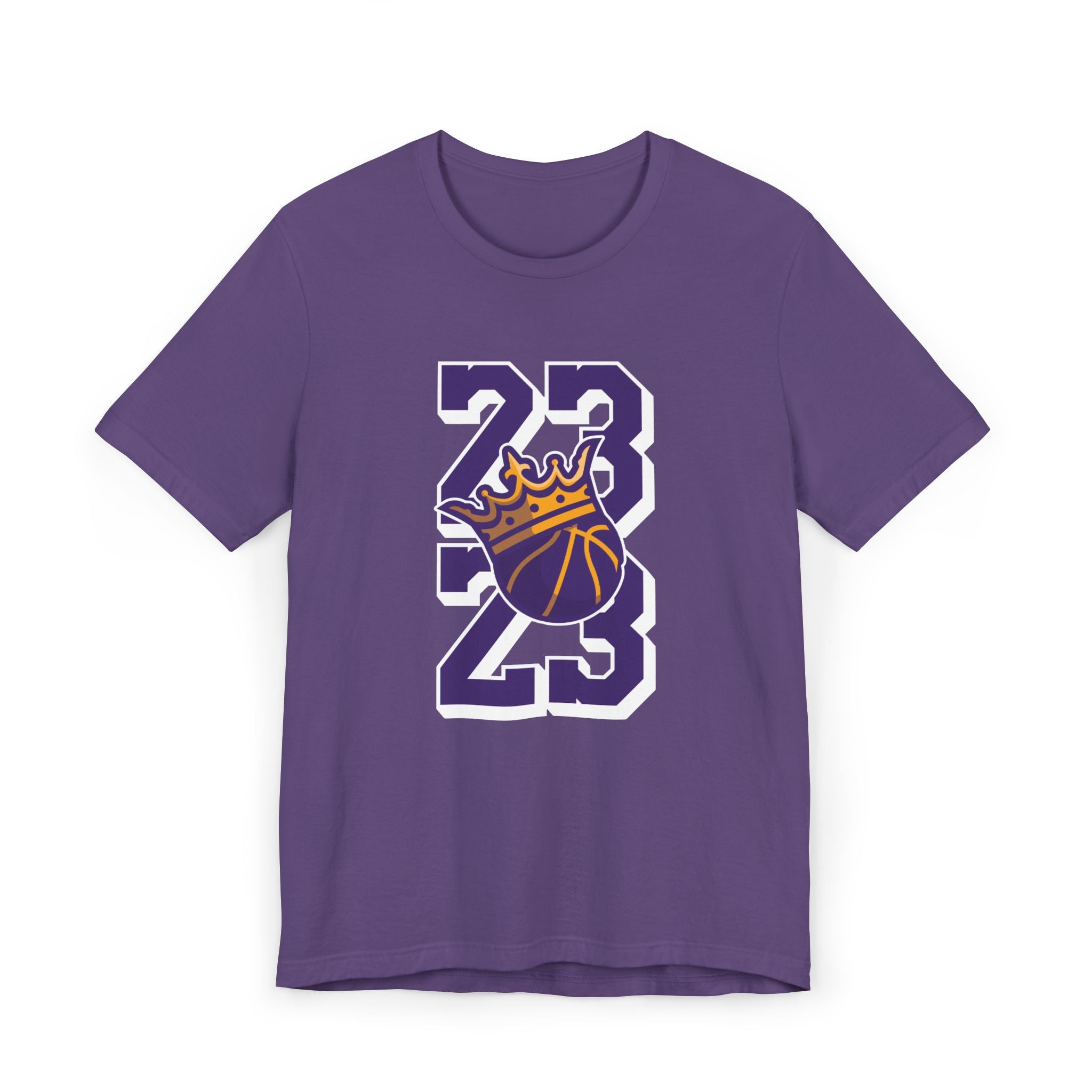 King of the Court Unisex Jersey T-Shirt - Basketball 23 Design