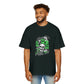 Heavy Oversized Tee - Dance Macabre Graphic Tee for Halloween & Party Wear.