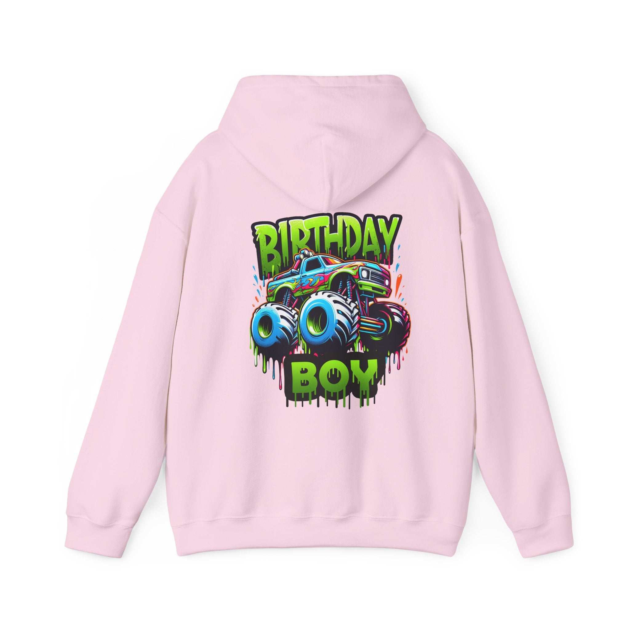 Birthday Boy Monster Truck Unisex Hoodie