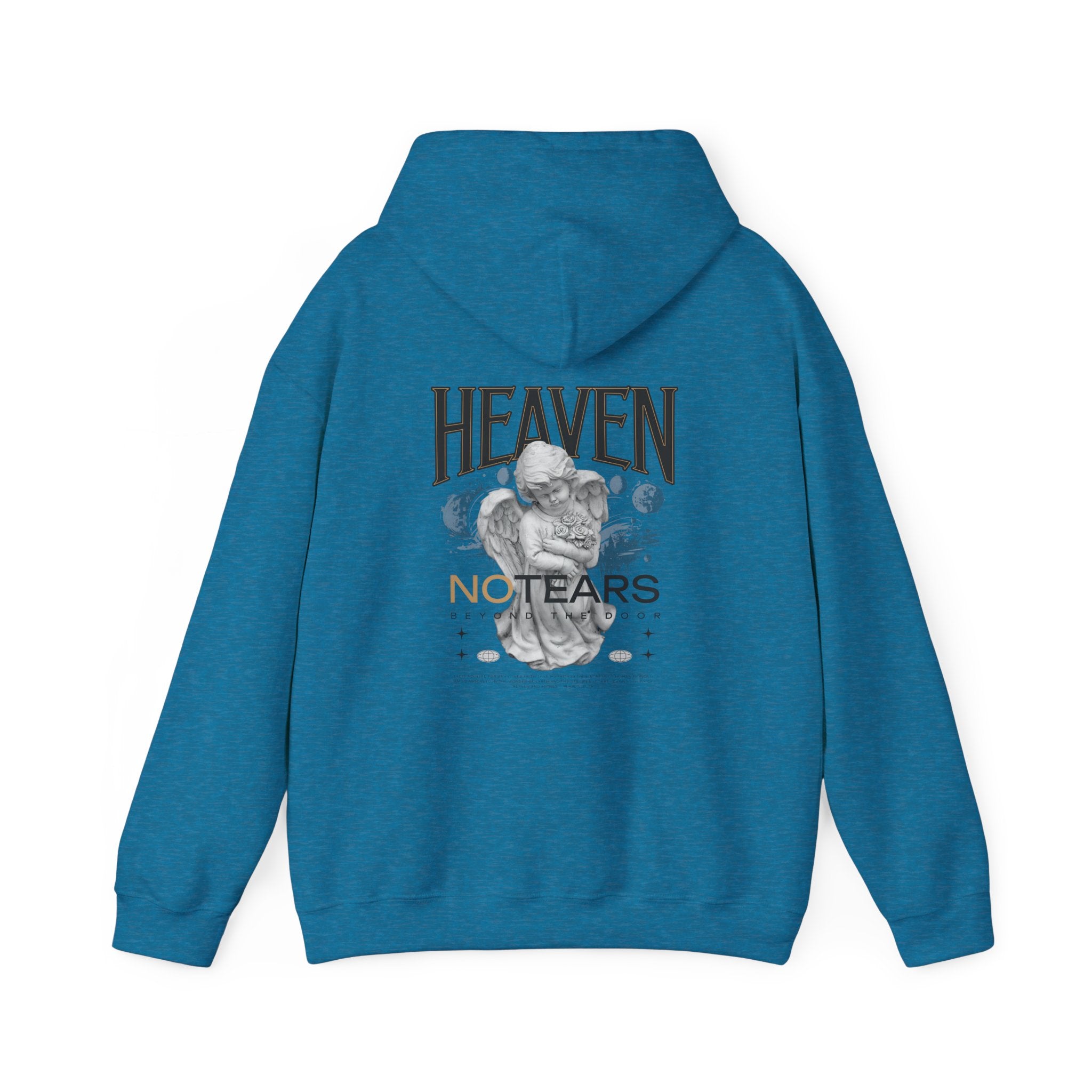 Heaven No Tears Unisex Heavy Blend Hoodie - Cozy Spiritual Sweatshirt