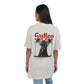 Gothic Angel Unisex Heavy Oversize Tee - 'Suffer' Graphic T-Shirt