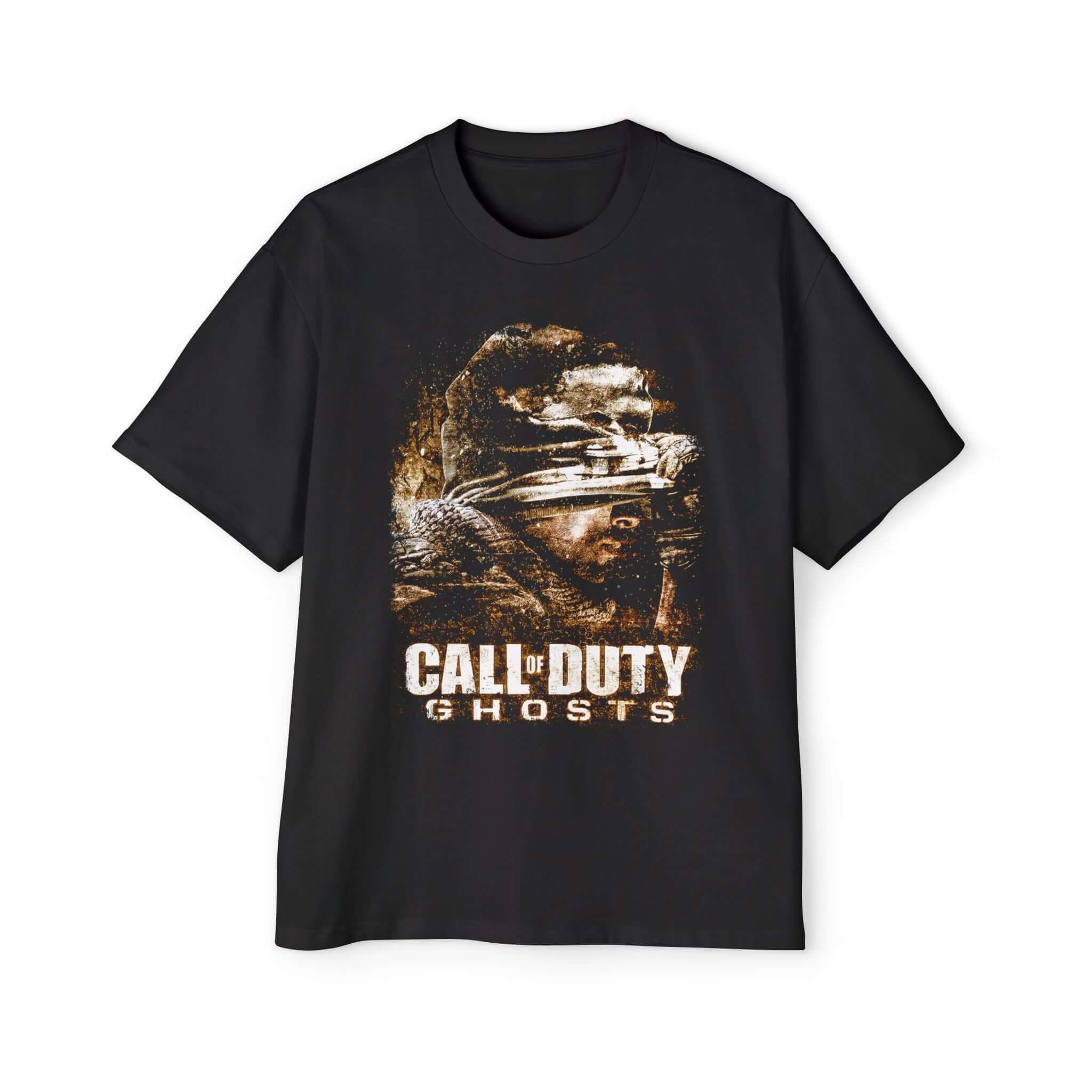 Men's Oversized Graphic Tee - Call of Duty Ghosts, Gamer Shirt, Video Game Apparel, Casual Wear, Unique Gift for Gamers