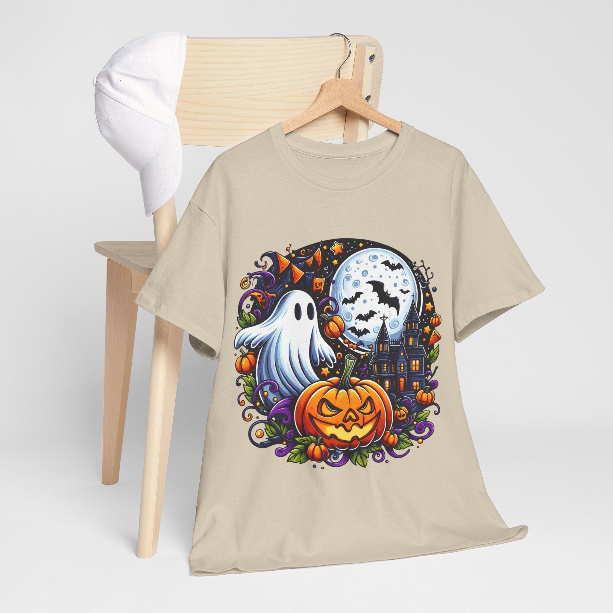 Halloween Boo Unisex Heavy Cotton Tee