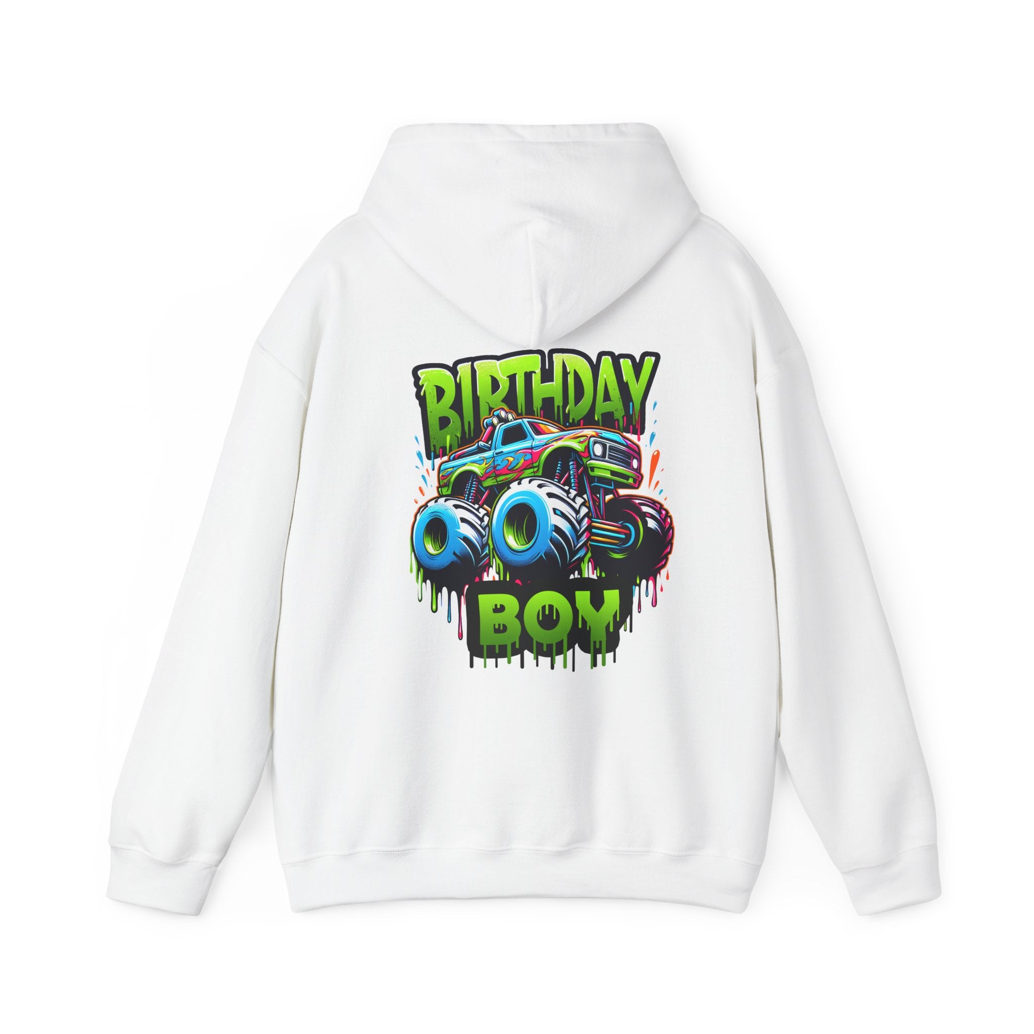 Birthday Boy Monster Truck Unisex Hoodie