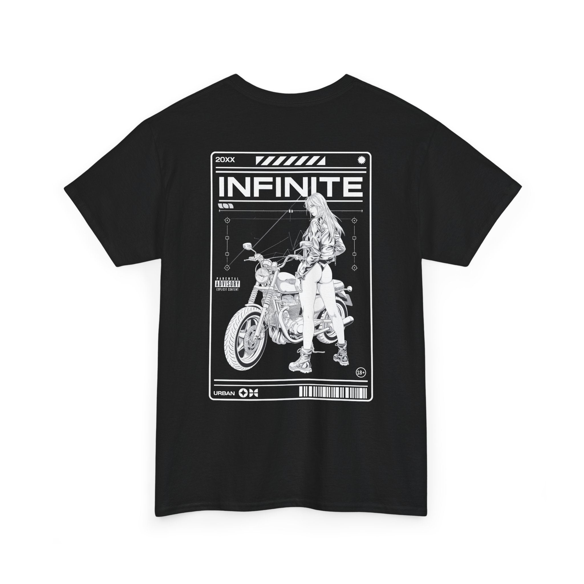 Unisex Heavy Cotton Tee - Infinite Rider Graphic Tee